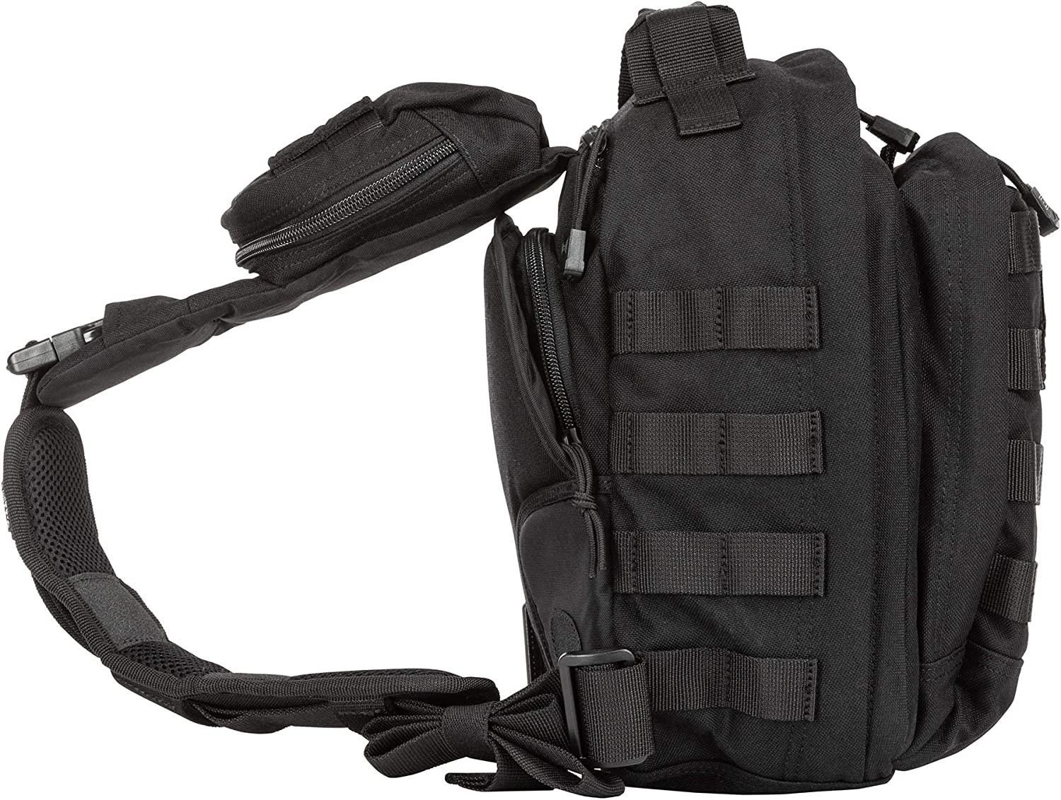 Tactical Rush Tier System Molle Straps with Clips Black