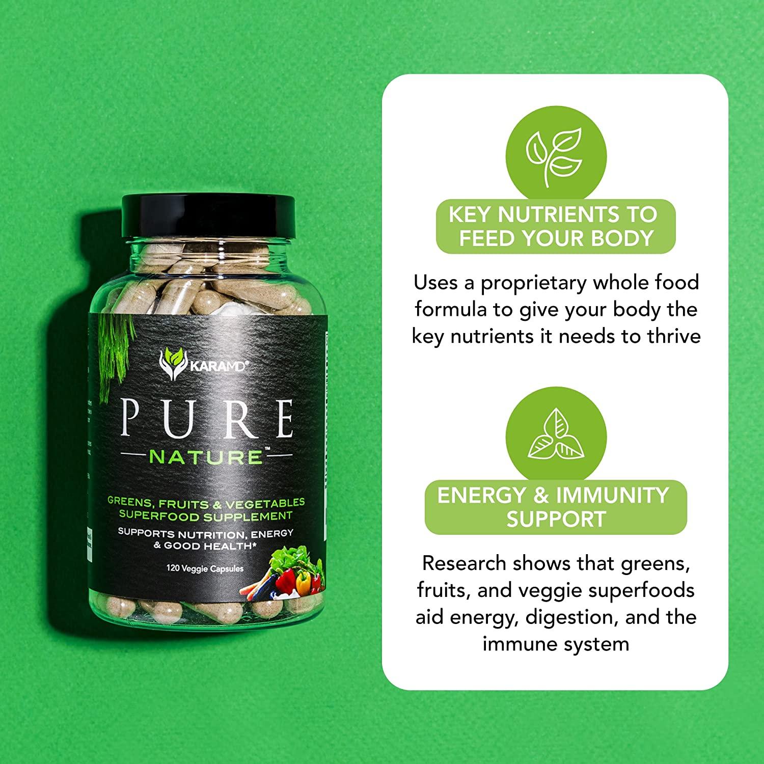 KaraMD Pure Nature Fruit & Veggie Superfood Supplement Antioxidants