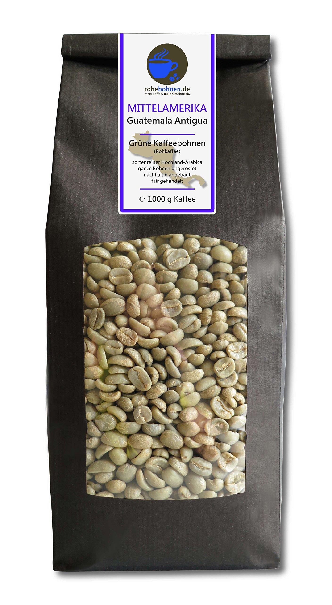 Green Coffee Beans Guatemala Antigua (Highland raw Coffee Beans 1000g) Cocoa 1000g
