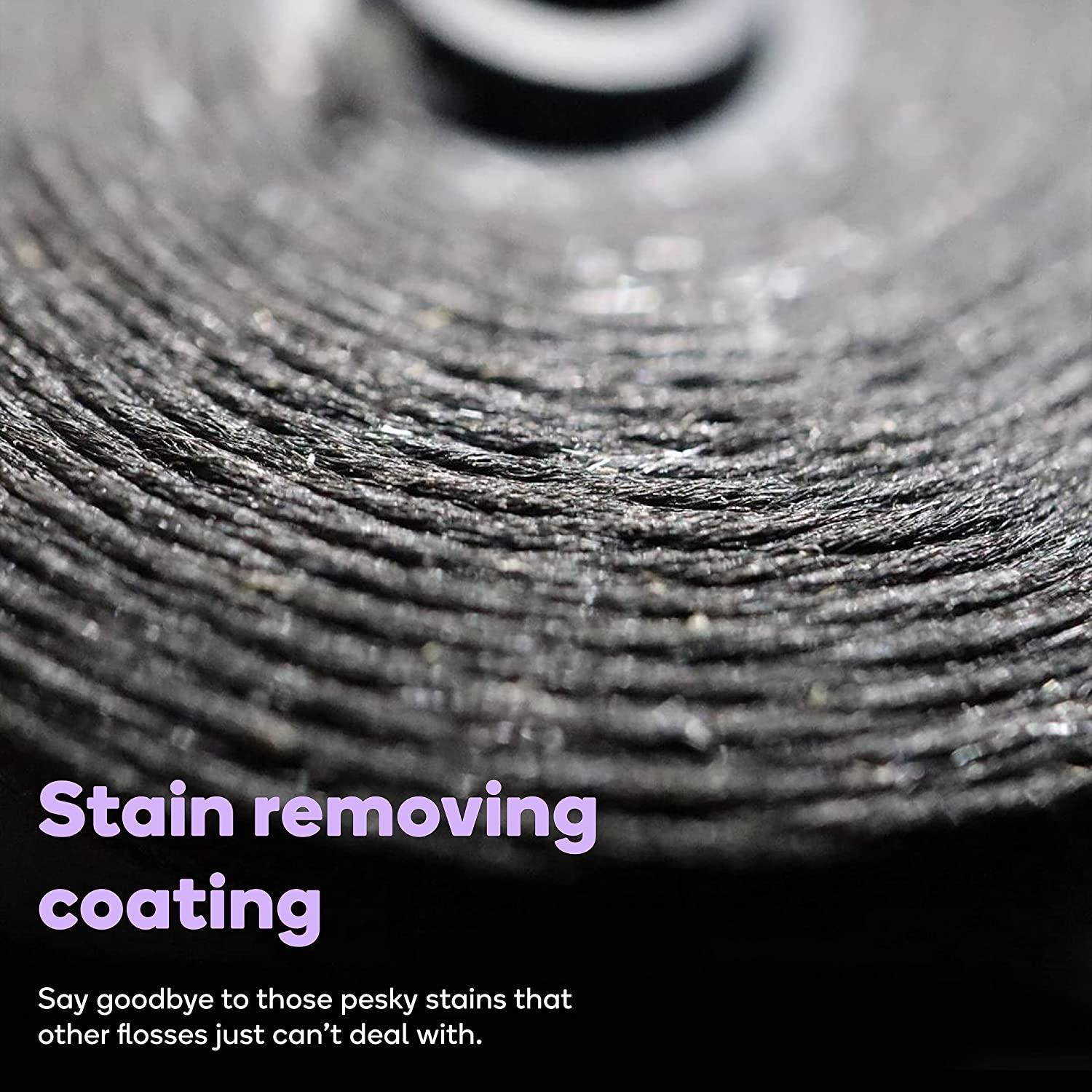 BURST Refillable Dental Floss Set with Juniper Berry Aroma, Vegan