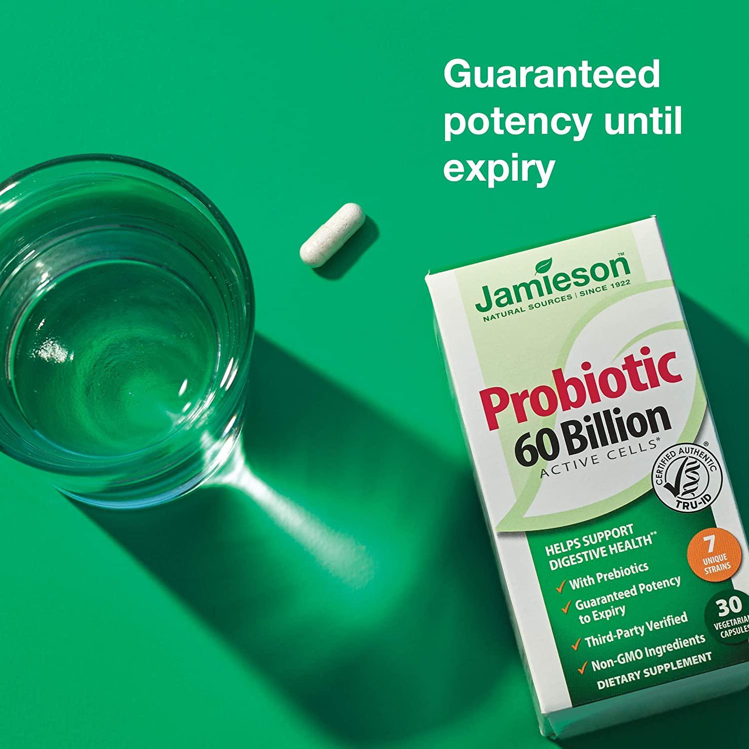 Jamieson Natural Sources Probiotic 60 Billion 30
