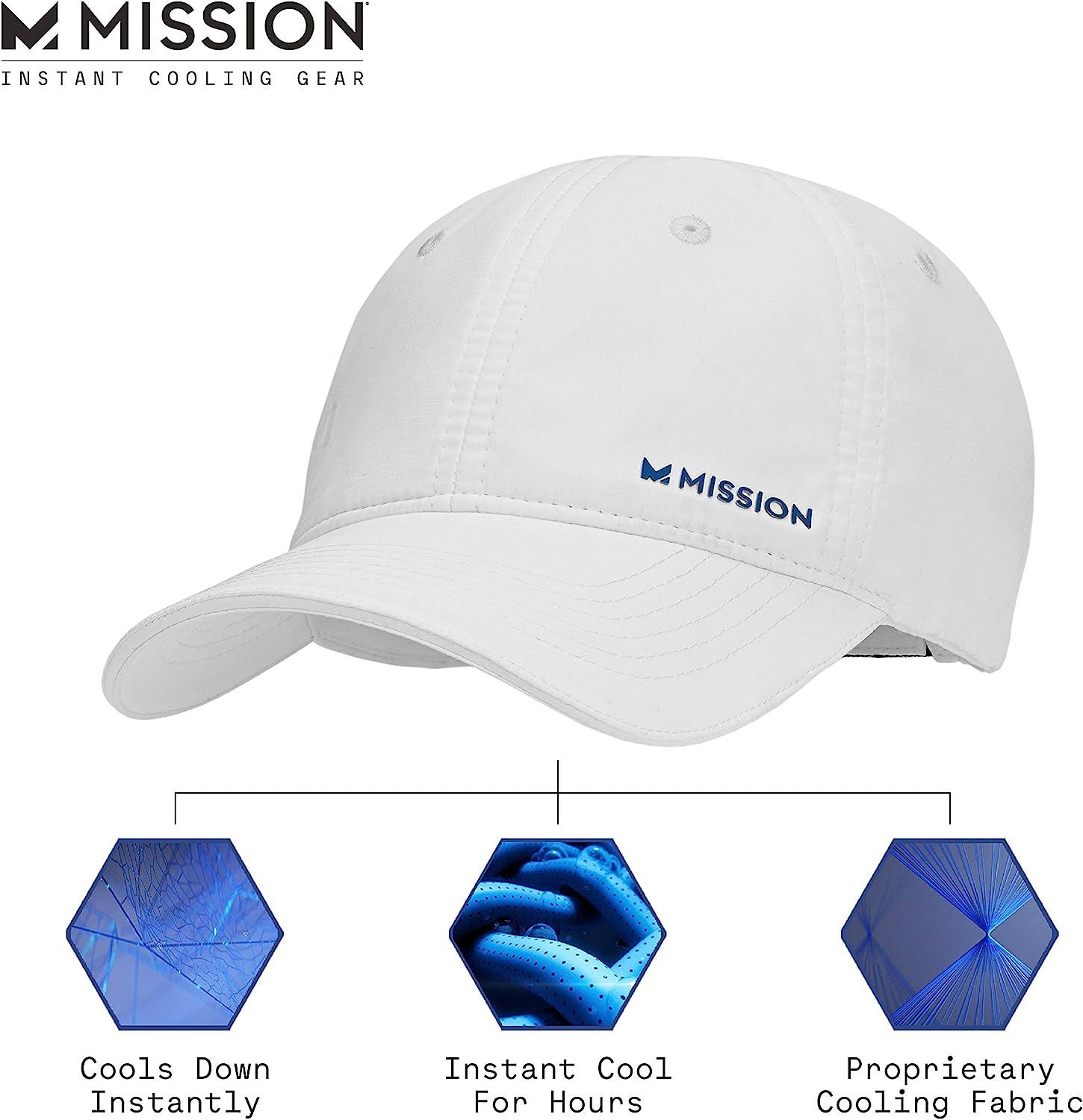 MISSION Cooling Performance Hat - Unisex Baseball Cap, for Men and