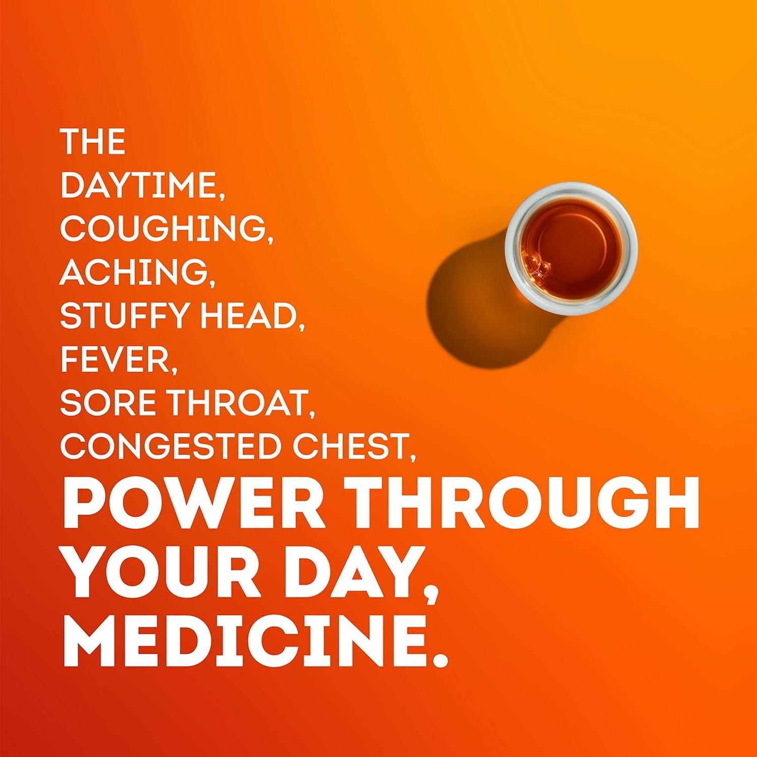 Vicks DayQuil and NyQuil SEVERE Cold & Flu Berry Liquid Medicine Max Strength Relief for