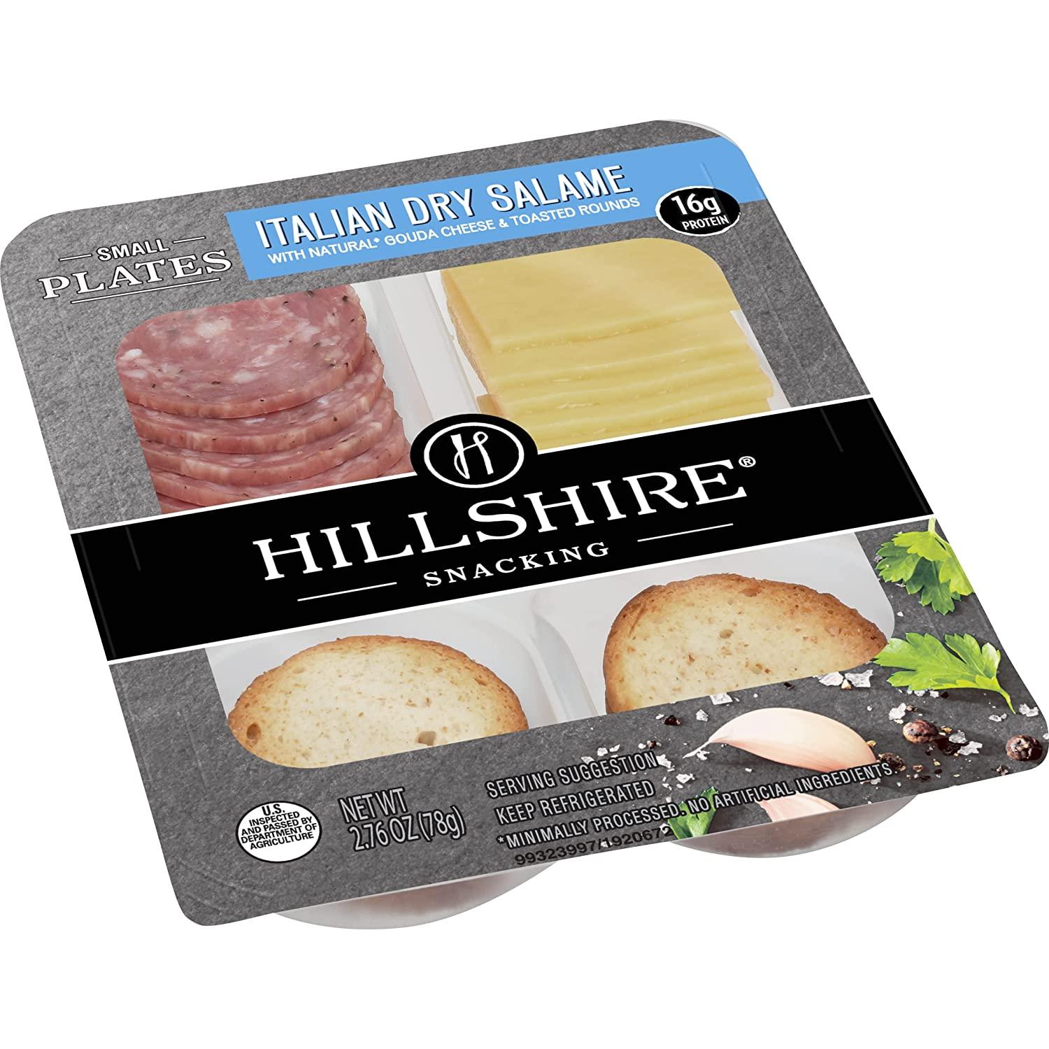 Hillshire Snacking Small Plates, Italian Dry Salami and Gouda Cheese