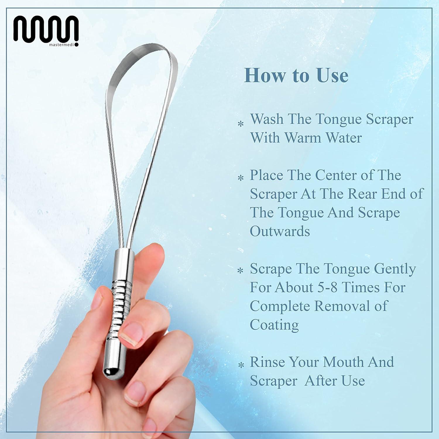 MasterMedi Tongue Scraper - Thumbnail 5