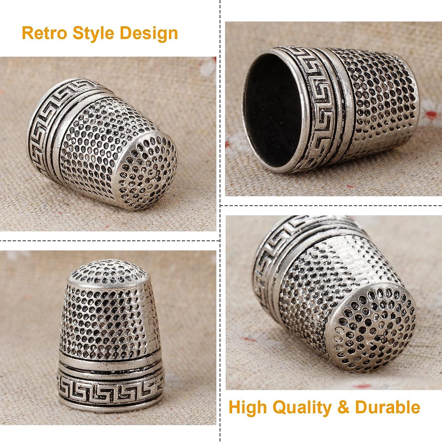 Vintage Sewing Finger Protector Thimbles Metal Finger Protector Shiled  Tailor