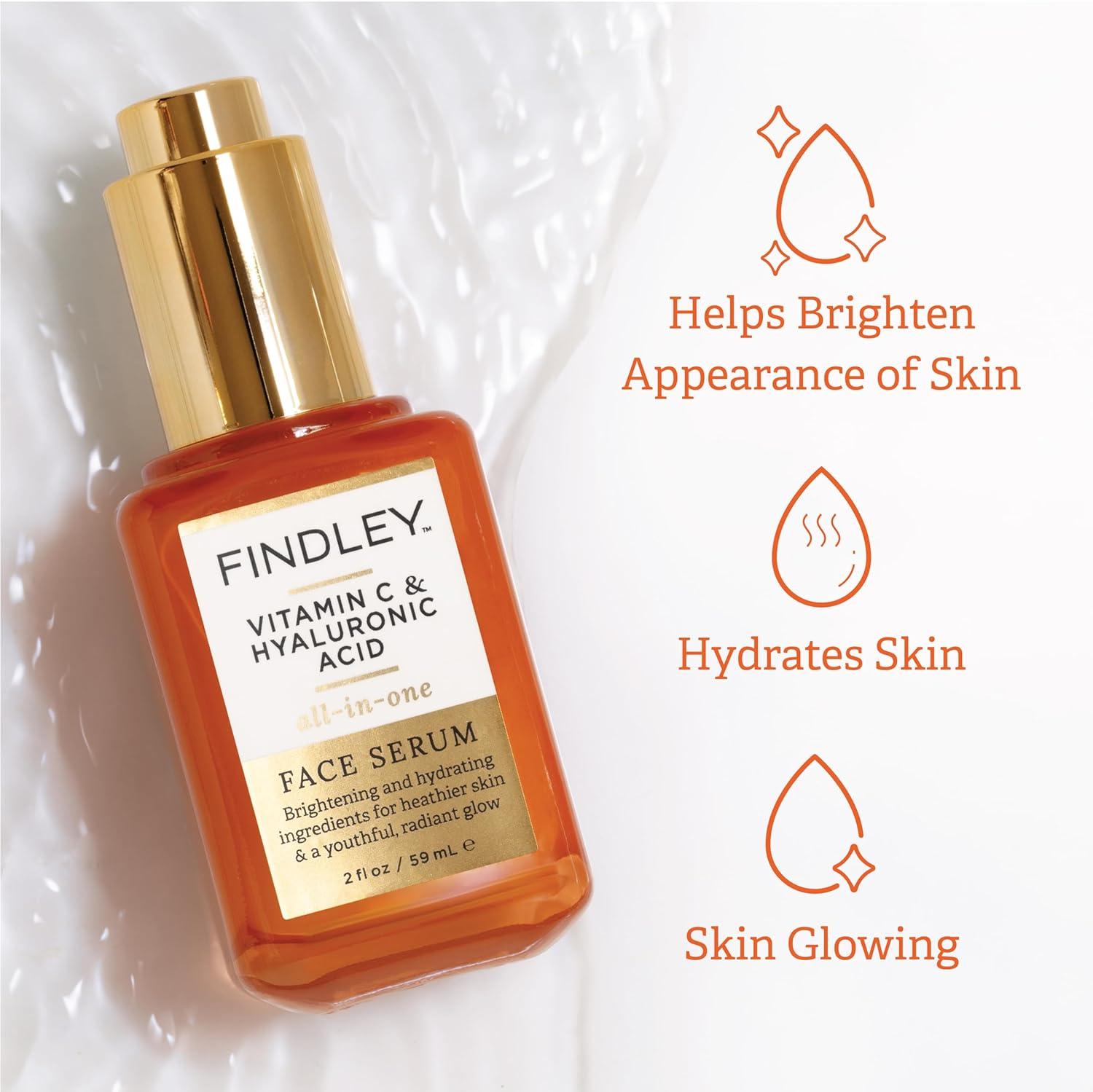 Findley All-in-One Face Serum | Vitamin C & Hyaluronic Acid