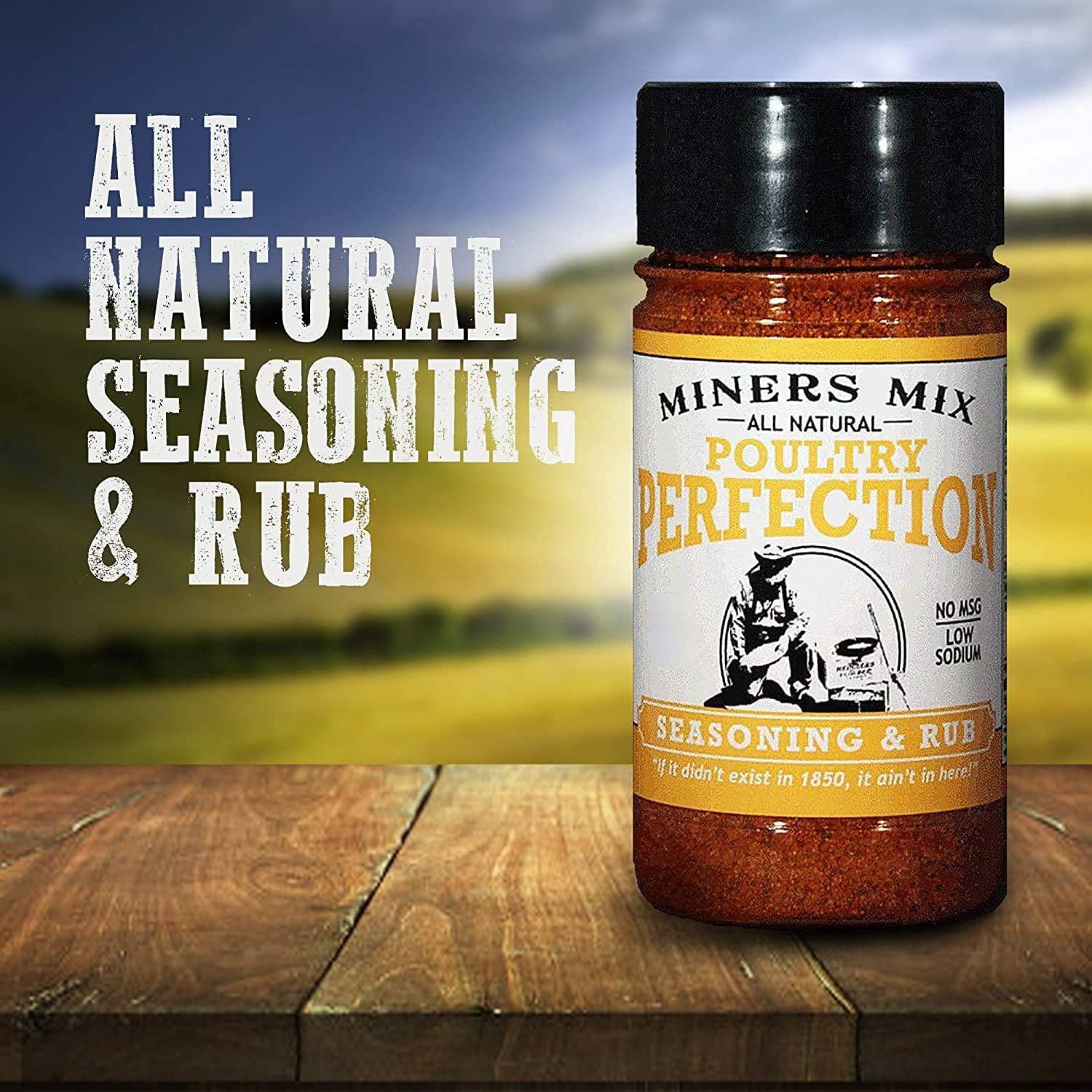 Miners Mix Poultry Perfection Seasoning Blend for Chicken and Turkey