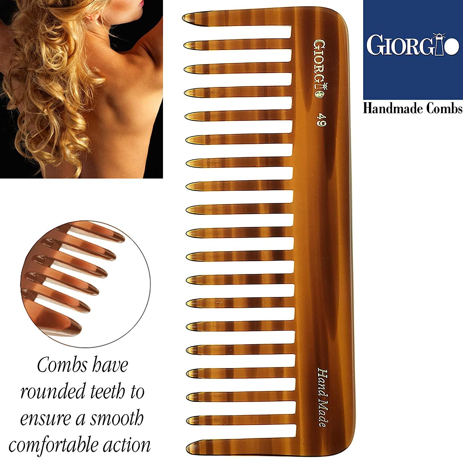 G49 Large 5.75 Inch Hair Detangling Comb Wide Teeth for Thick