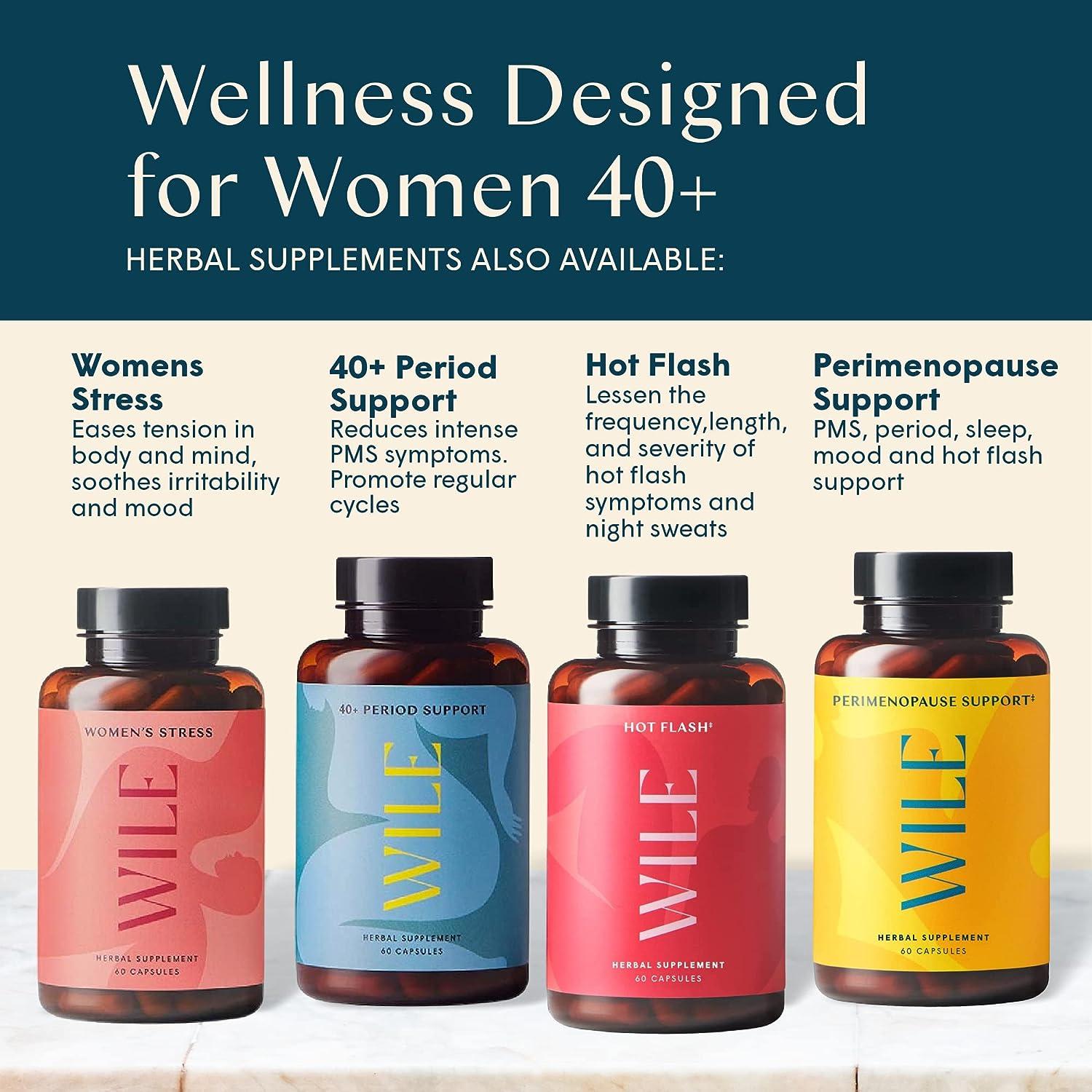 Wile Perimenopause Supplement Menopause Support Capsules with
