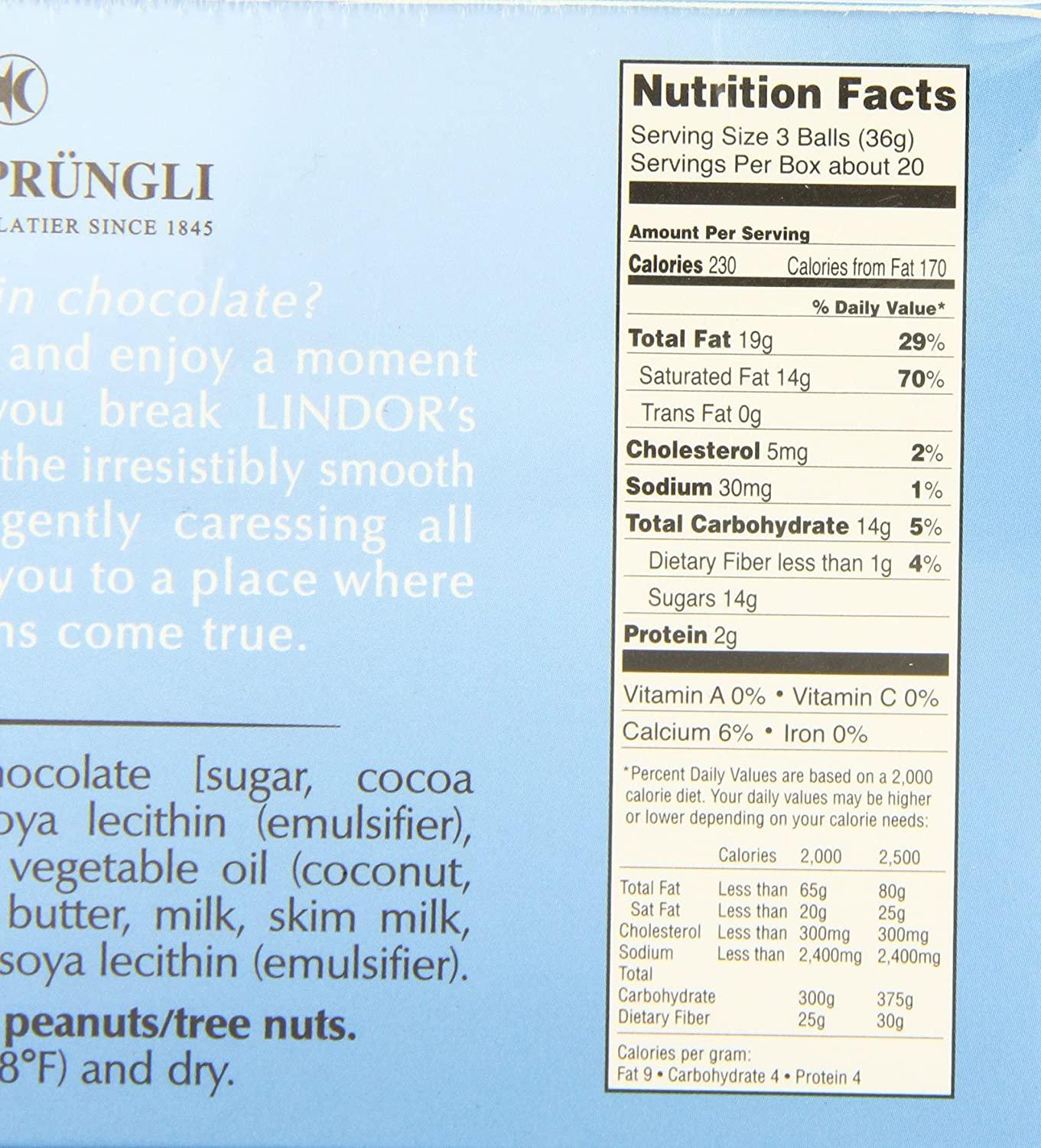 Lindt LINDOR Stracciatella White Chocolate Truffles 60 Count 25.4 oz