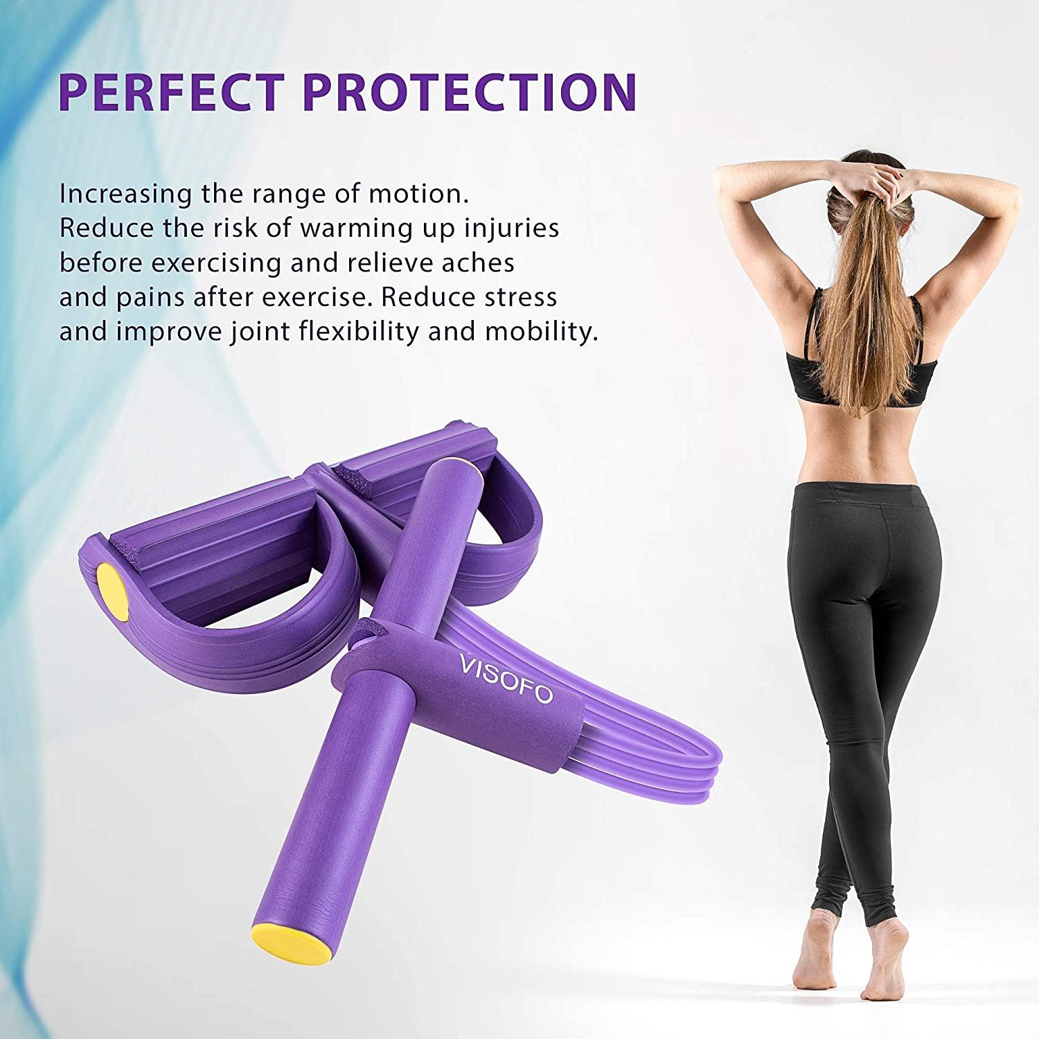 Yoga Pedal Puller Band Portable Yoga Pedal Resistance Band Multifunction  For