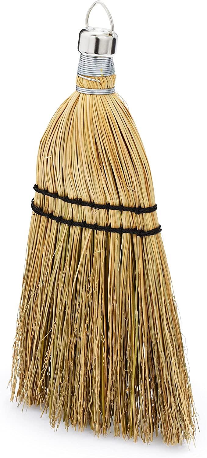 Rubbermaid Commercial 12 Inch Corn Whisk Broom, Yellow, Flagged Natural