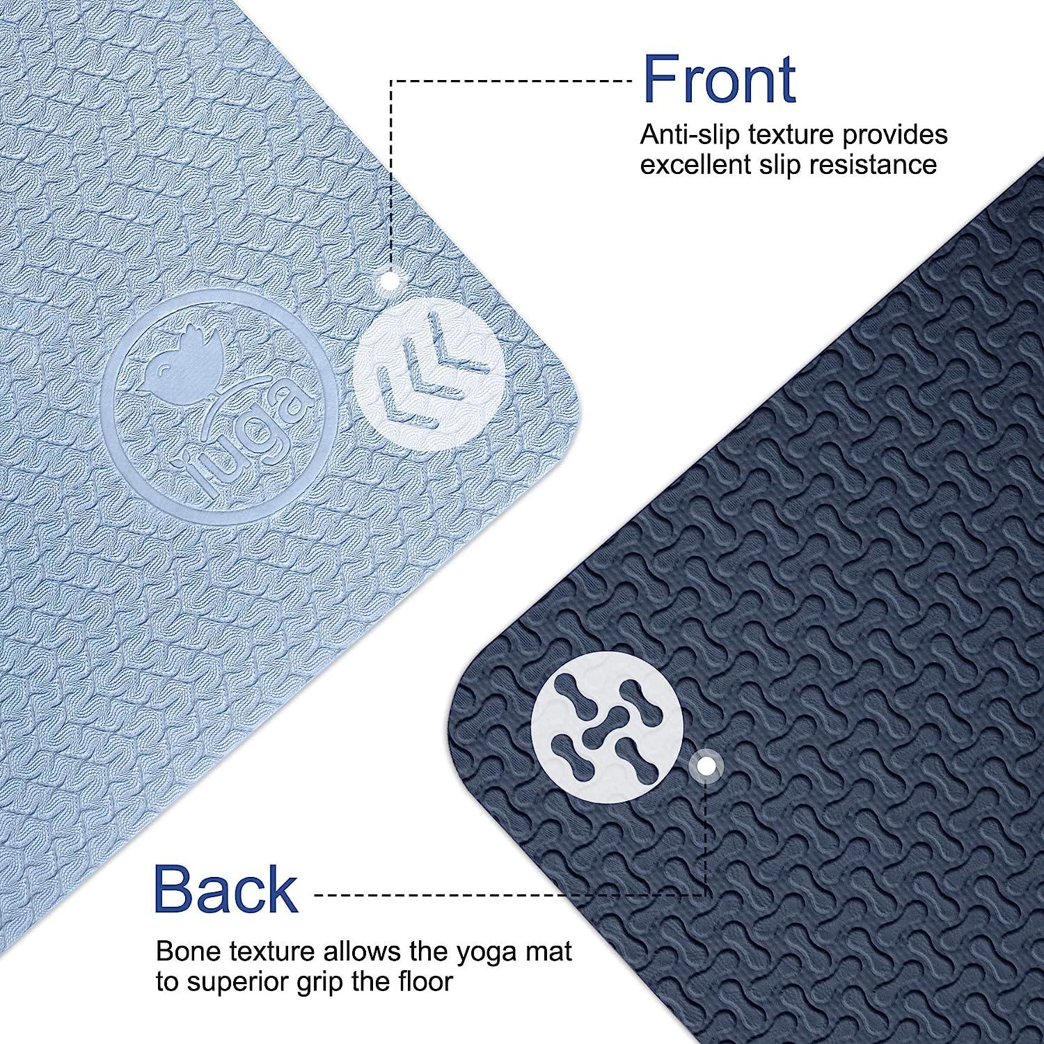 IUGA Yoga Mat Non Slip Textured Surface Eco Friendly Yoga Matt