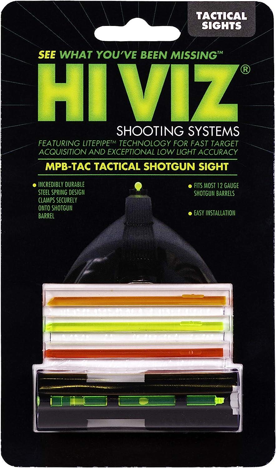 HIVIZ MPB Tactical Plain Barrel Green High Visibility Front Sight