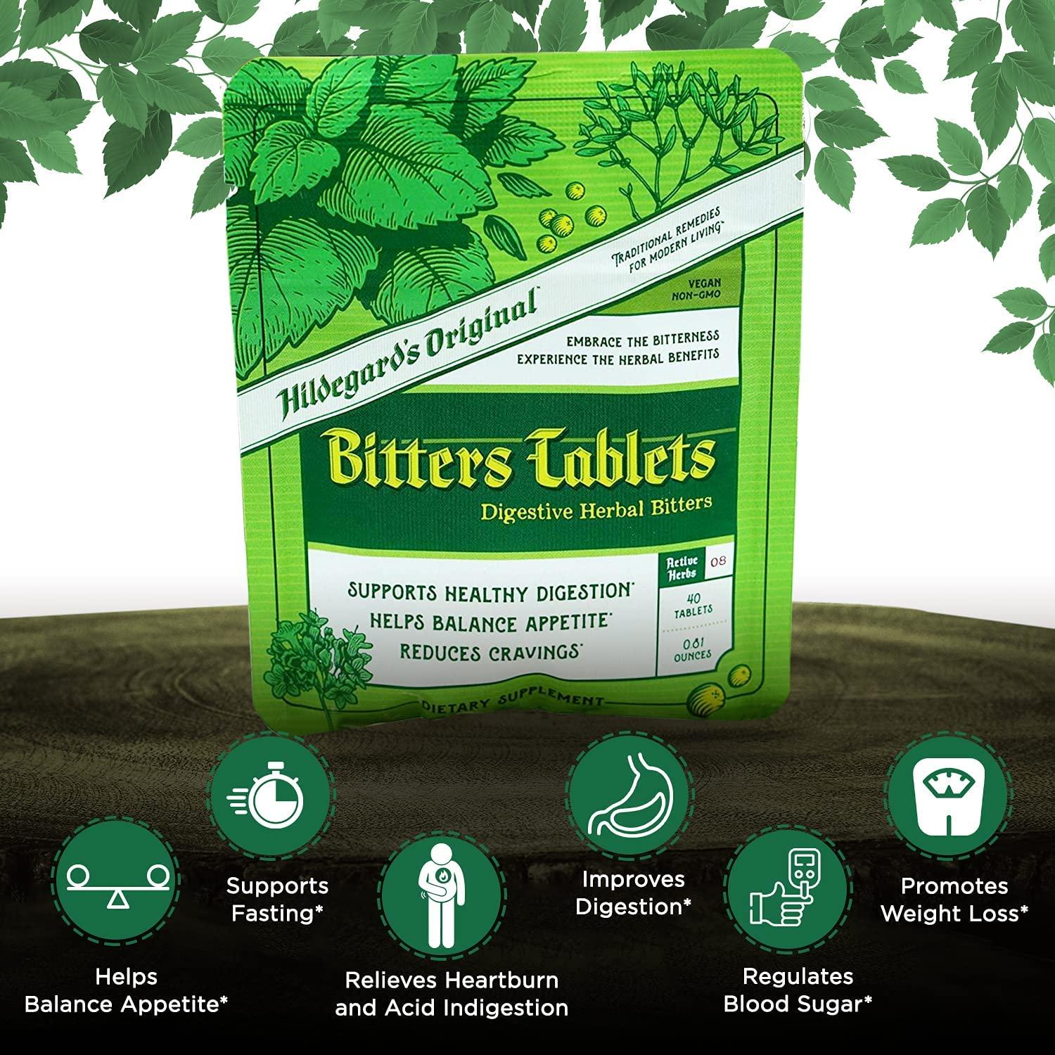 Hildegard's Original Bitters Tablets Ancient Herbal Remedy for Fasting