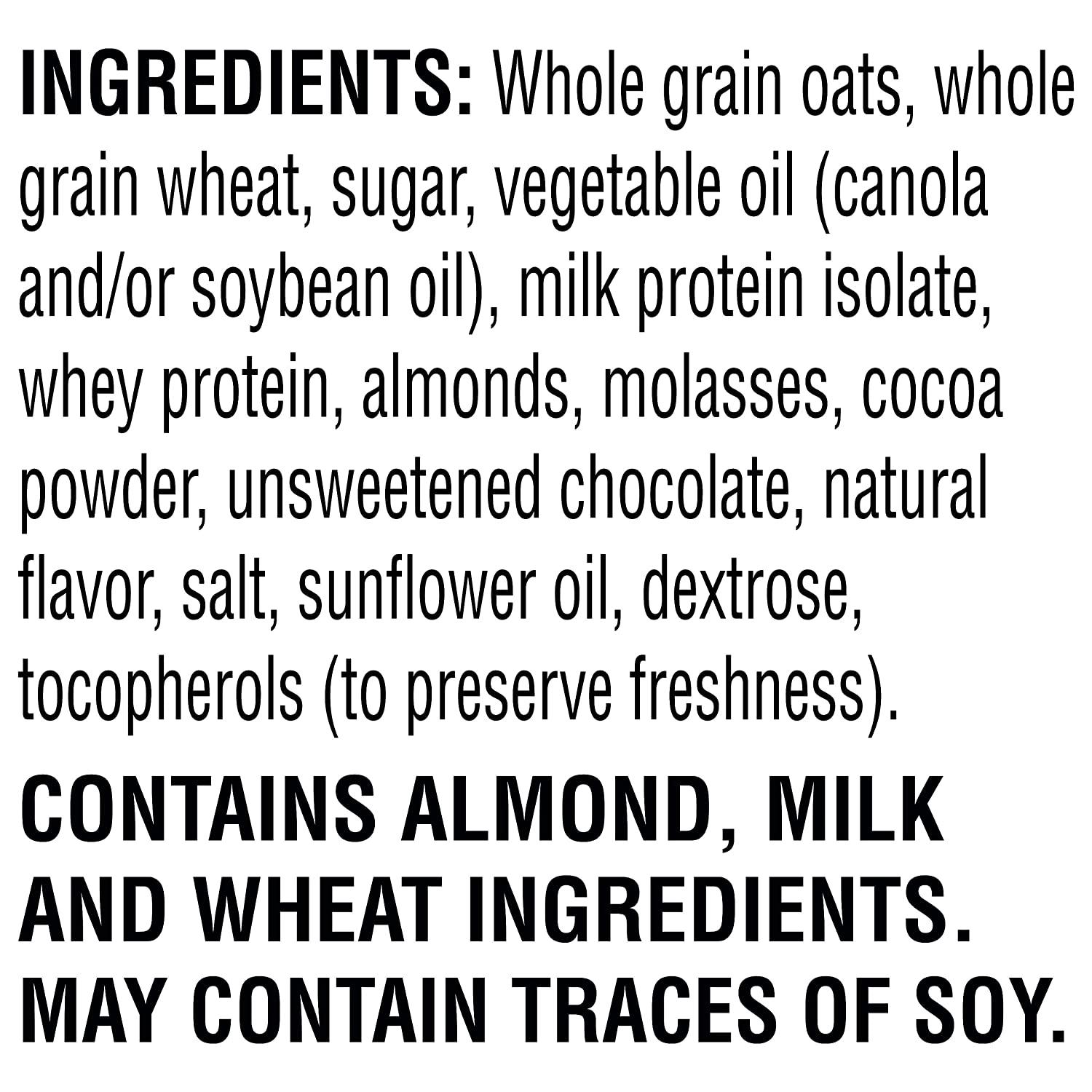 Quaker Protein Granola Oats Chocolate & Almonds 18oz Boxes 2 Pack