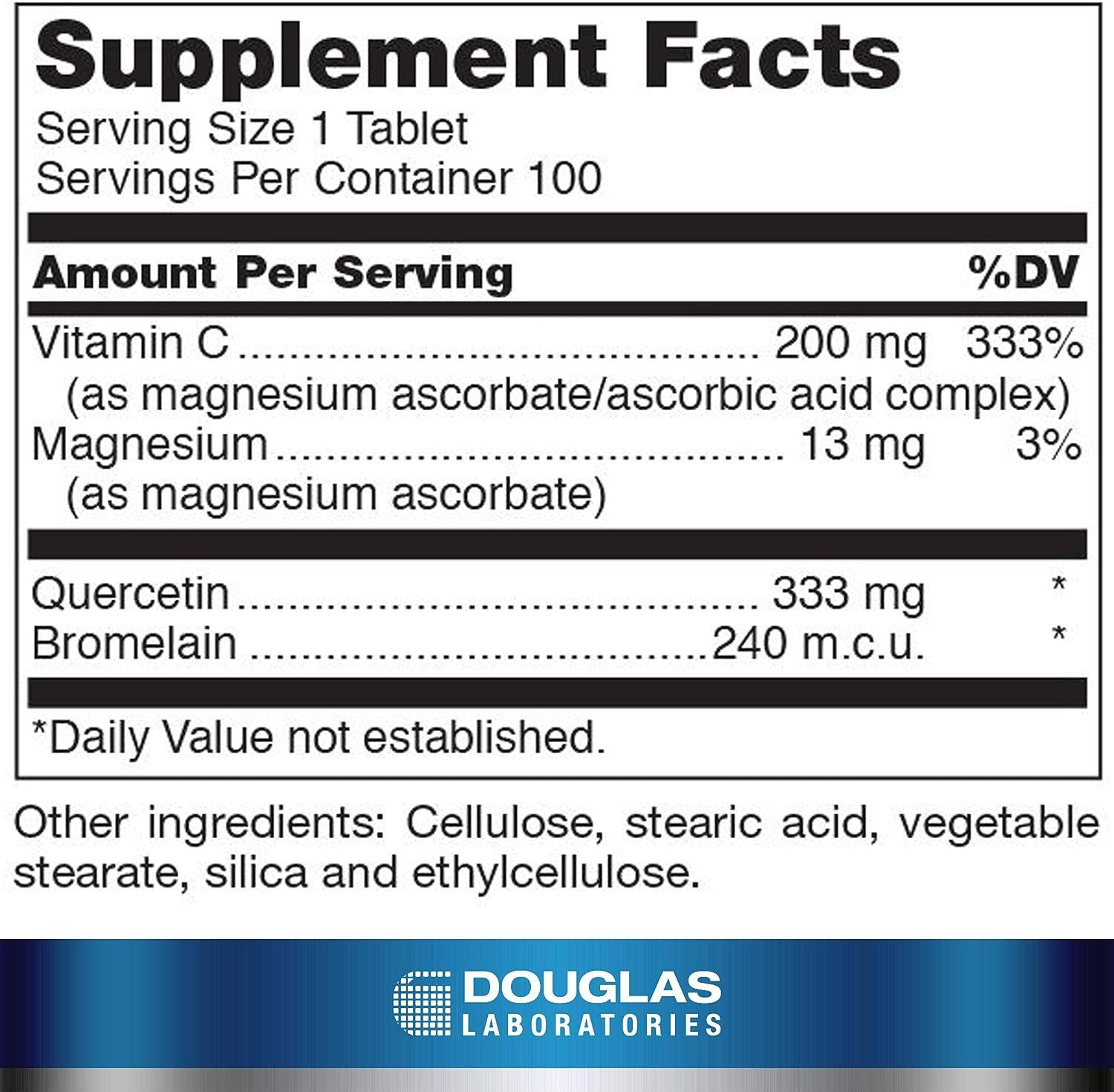 Douglas Laboratories Quercetin Bromelain Complex Triple Source