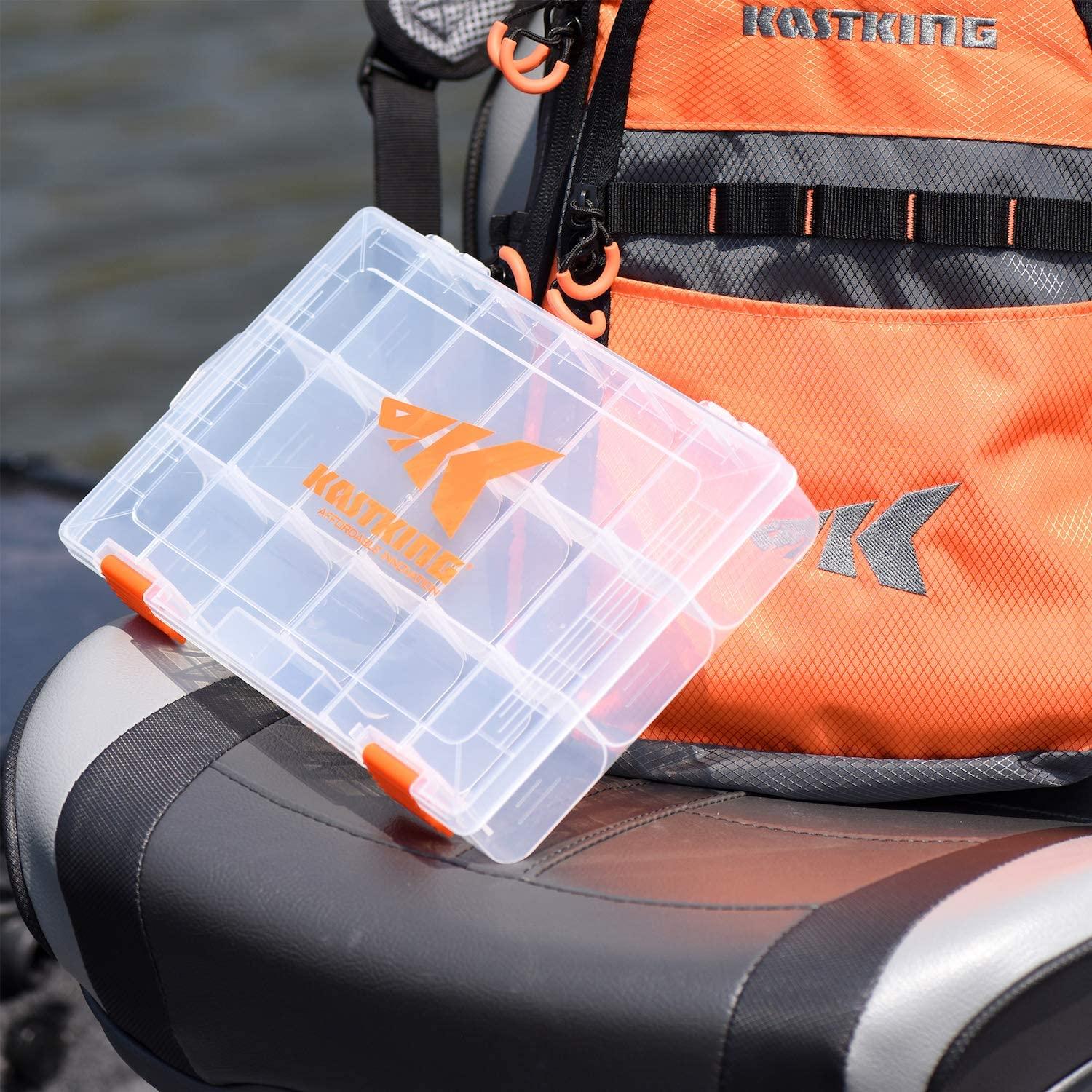 Fishing Tackle Box Storage Trays with Removable Dividers Fishing