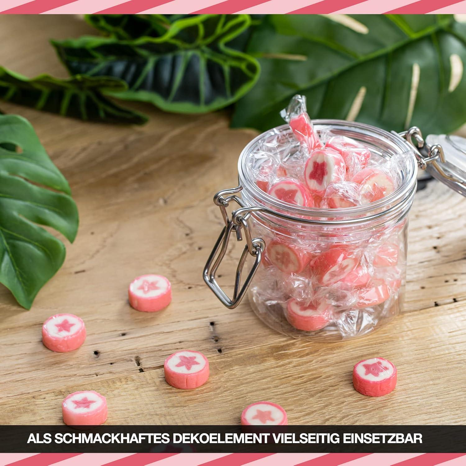 WeddingTree Rocks sweets pink in a Star shape - flavoured rock 500 g ...