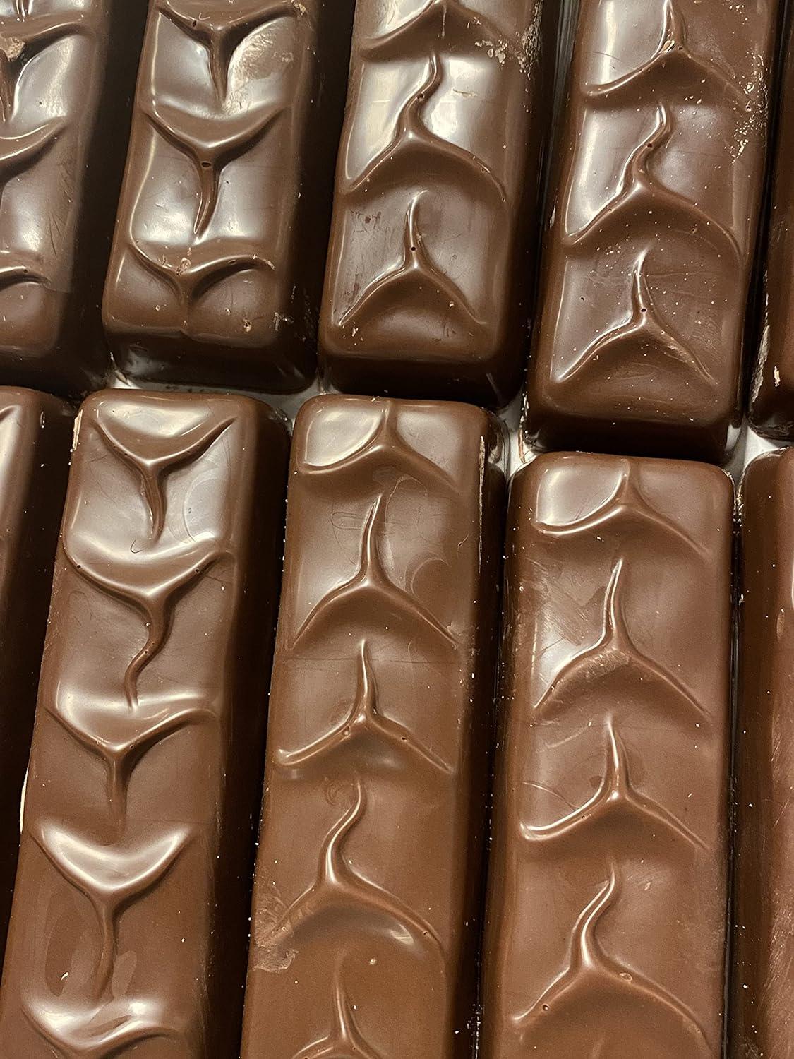 Vegan Gluten Free Nut Free Chocolate Candy Nougat and Caramel Bars (4 Pack) Dairy Free Soy