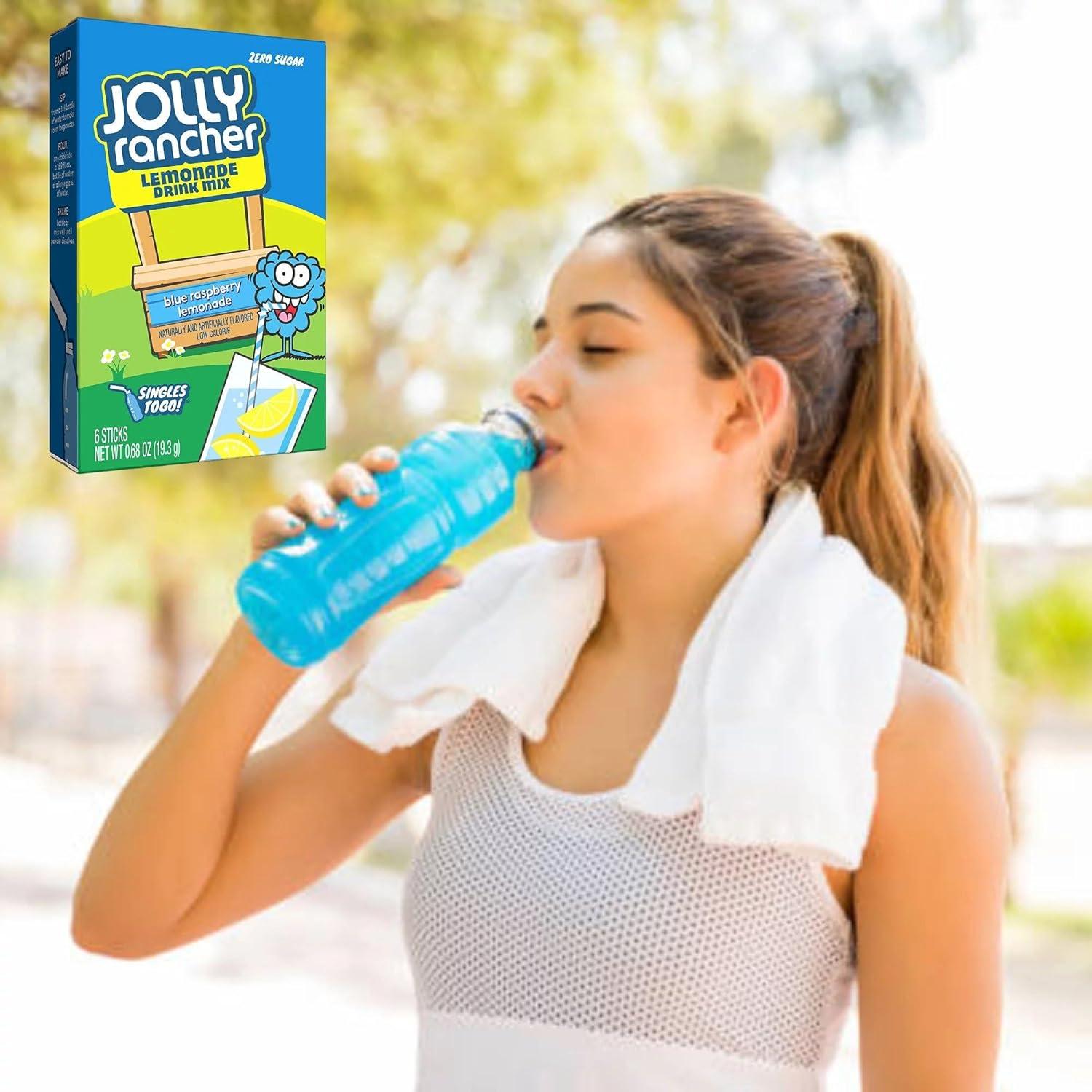 Jolly Rancher Singles To Go Lemonade Drink Mix 6 pack - Blue Raspberry ...