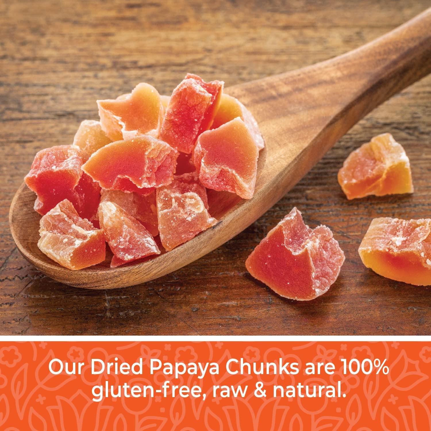 Dried Papaya Chunks, 1 Pound. Dried Fruit Papaya Fresh, Paw Paw Tree