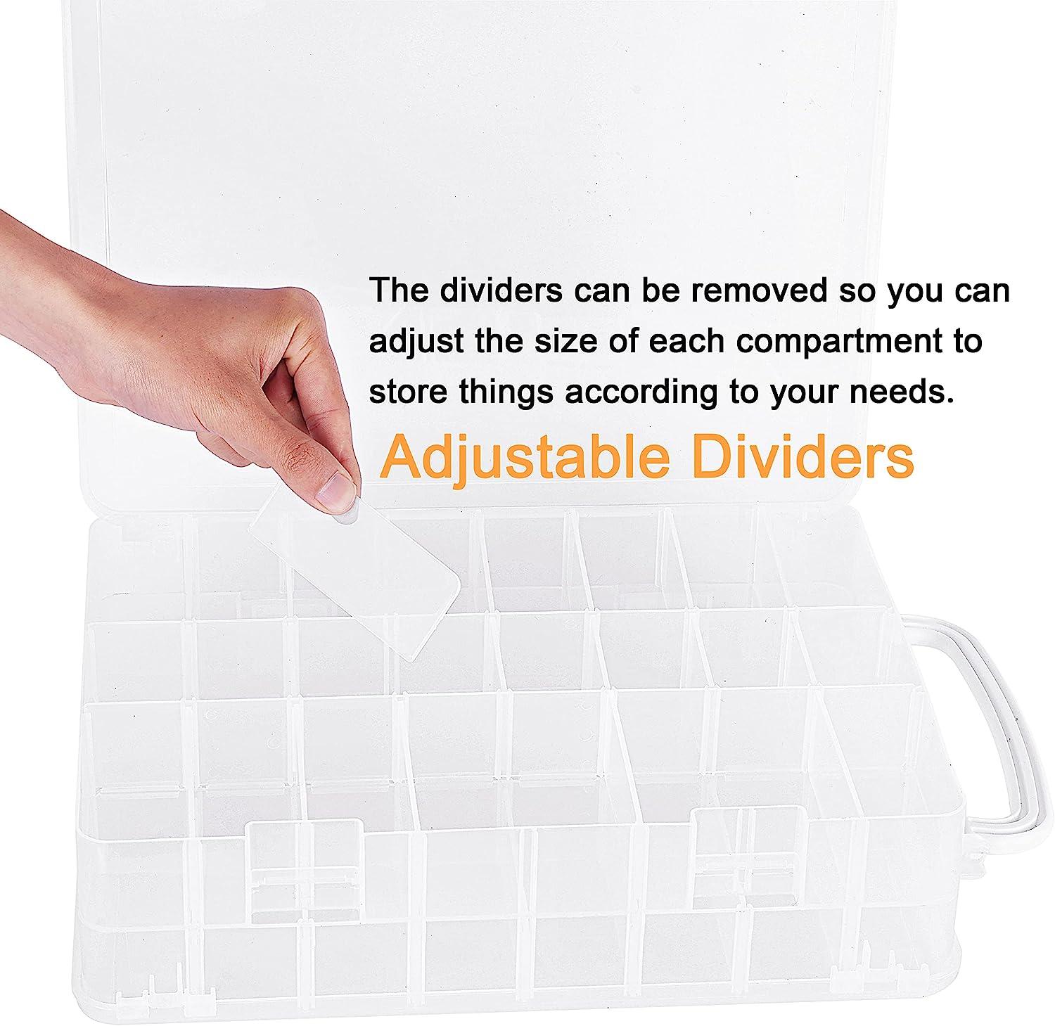 Sewing Clips CYNNXIA Thread Storage Box 42 Spool Sewing Thread Container Plastic Embroidery Thread Organiser