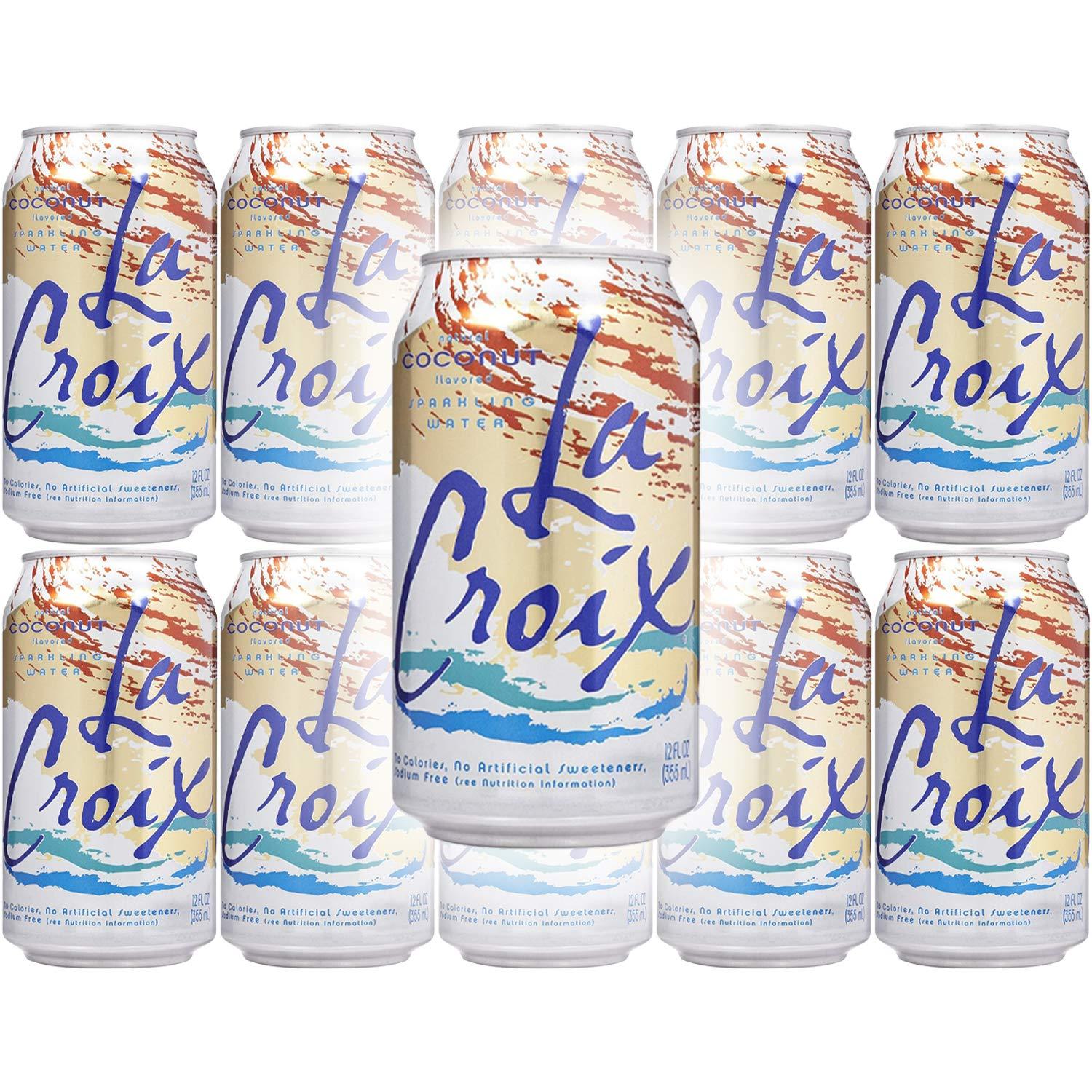 La Croix Coconut Naturally Essenced Flavored Sparkling Water, 12 oz Can