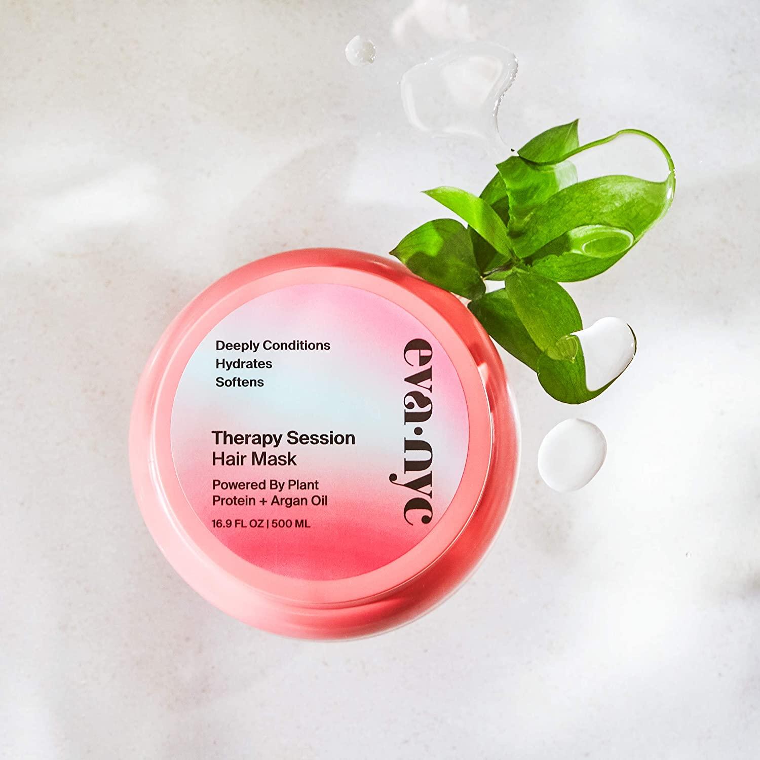 Eva NYC Therapy Session Hair Mask, 16.9 fl oz 16.9 Fl Oz (Pack of 1)