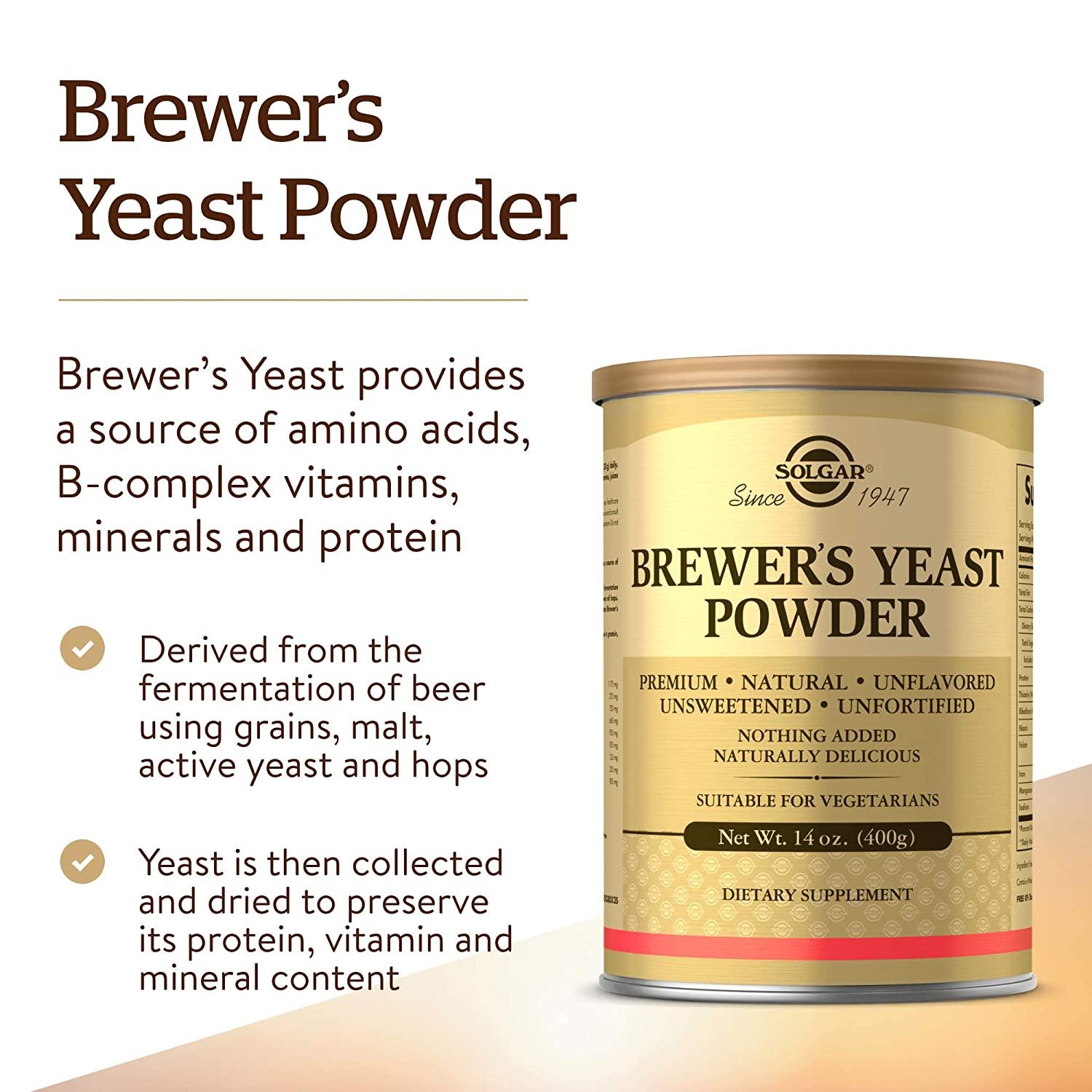 Solgar Brewer's Yeast Powder 14 oz (400 g)