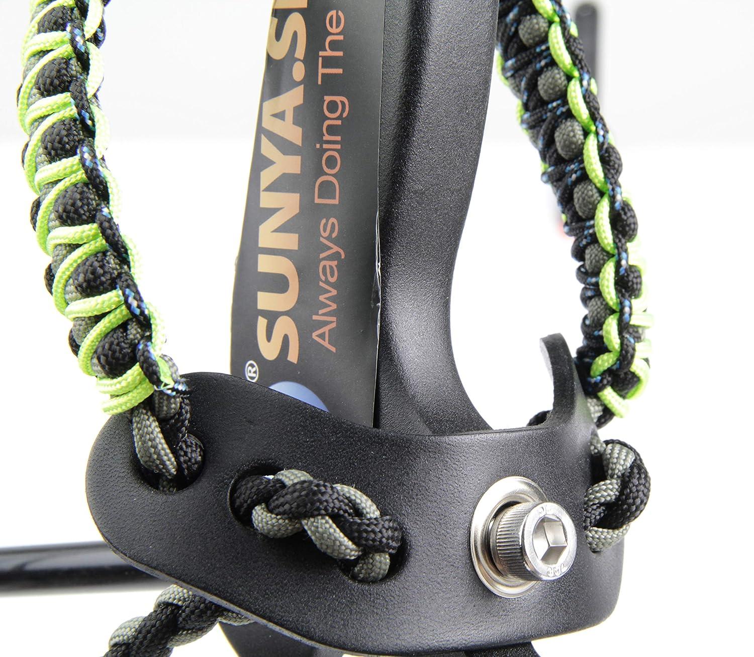 SUNYA Archery Bow Wrist Sling - Lightweight 550 Paracord- Genuine No