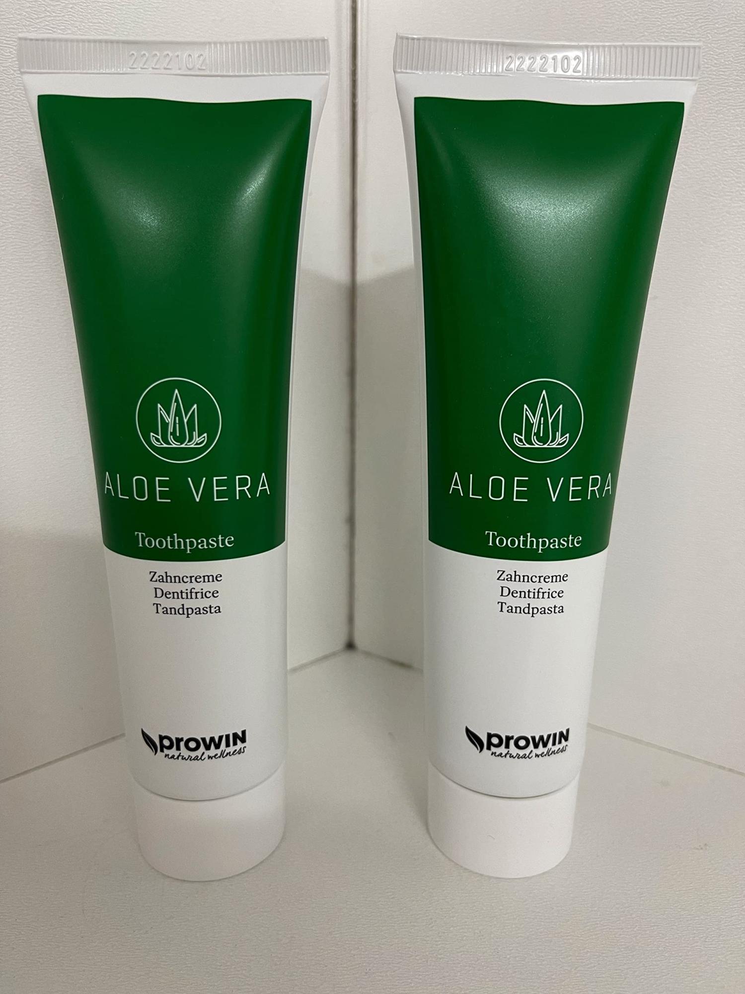 ProWin Aloe Vera Toothpaste Double Pack (100 ml) - Buy Internationally for  Fresh Breath & Healthy Teeth | Buy Now with Express International Delivery  | GoSupps.com
