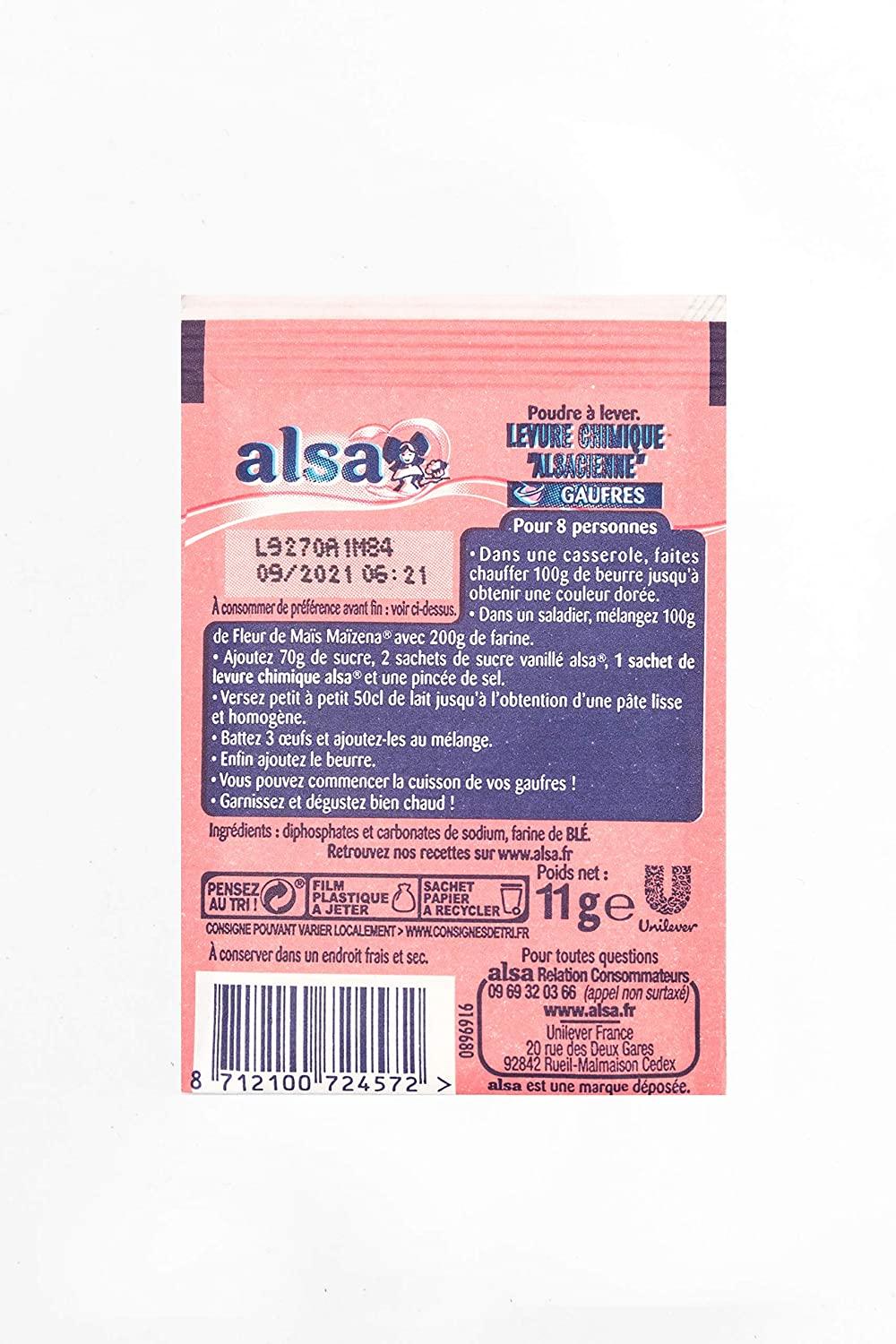 Alsa Baking Powder 7 x 11g HighQuality Leavening Agent for Perfect