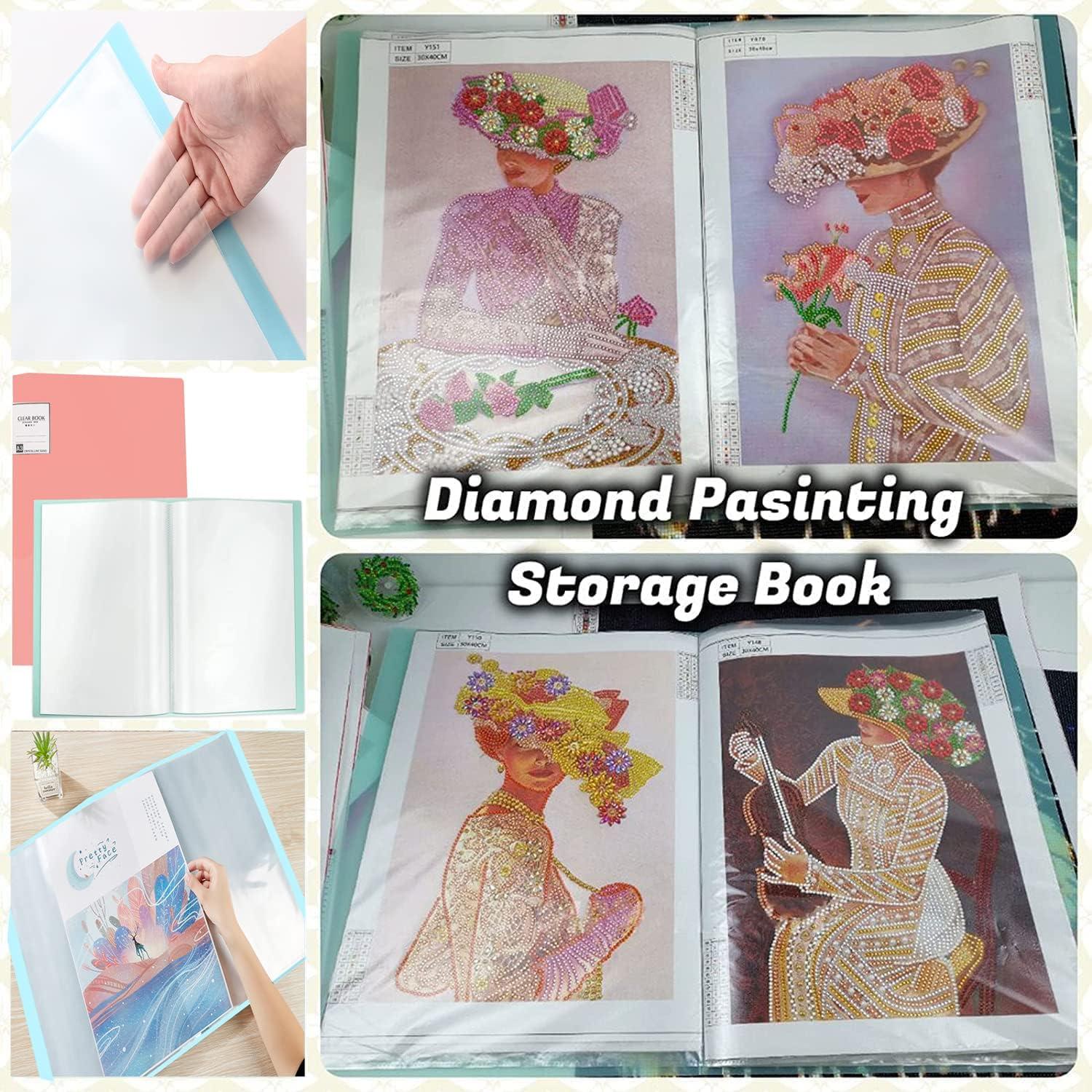 Easily see what stage diamond painting is at with diamond painting log book  binder - organise stash 