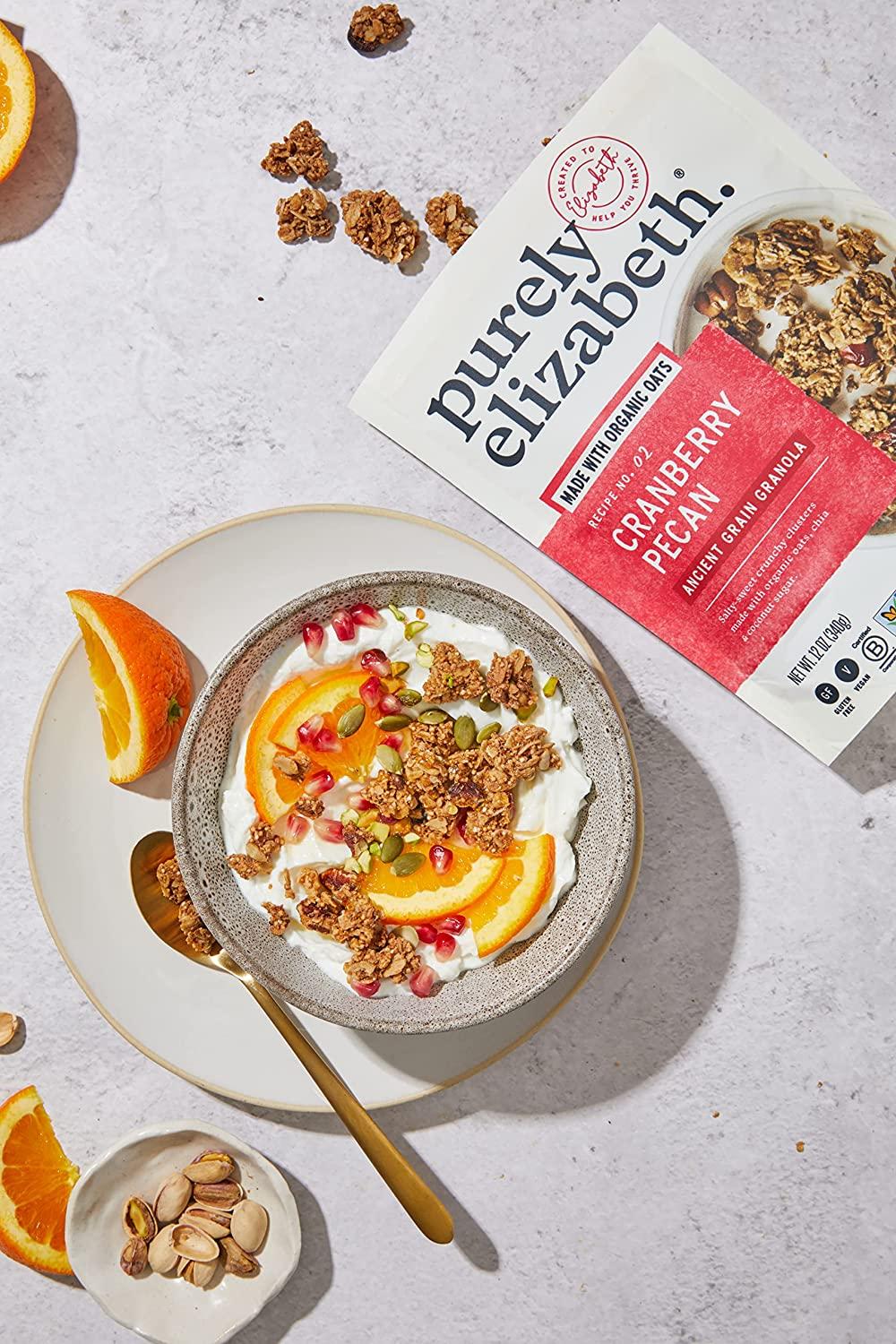 Purely Elizabeth Cranberry Pecan Ancient Grain Granola - Gluten