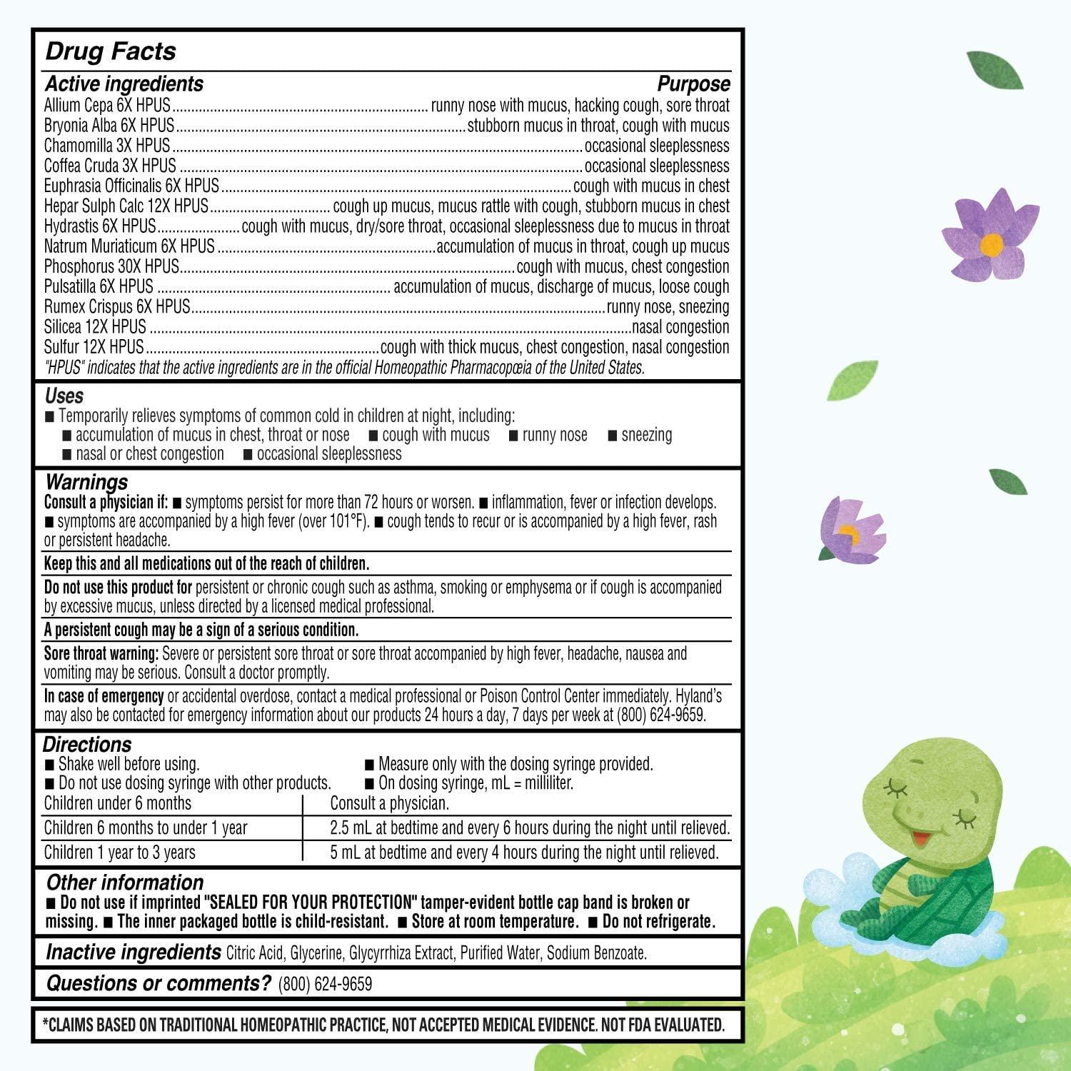 Baby Cold Medicine, Nighttime Infant Cold and Cough Medicine