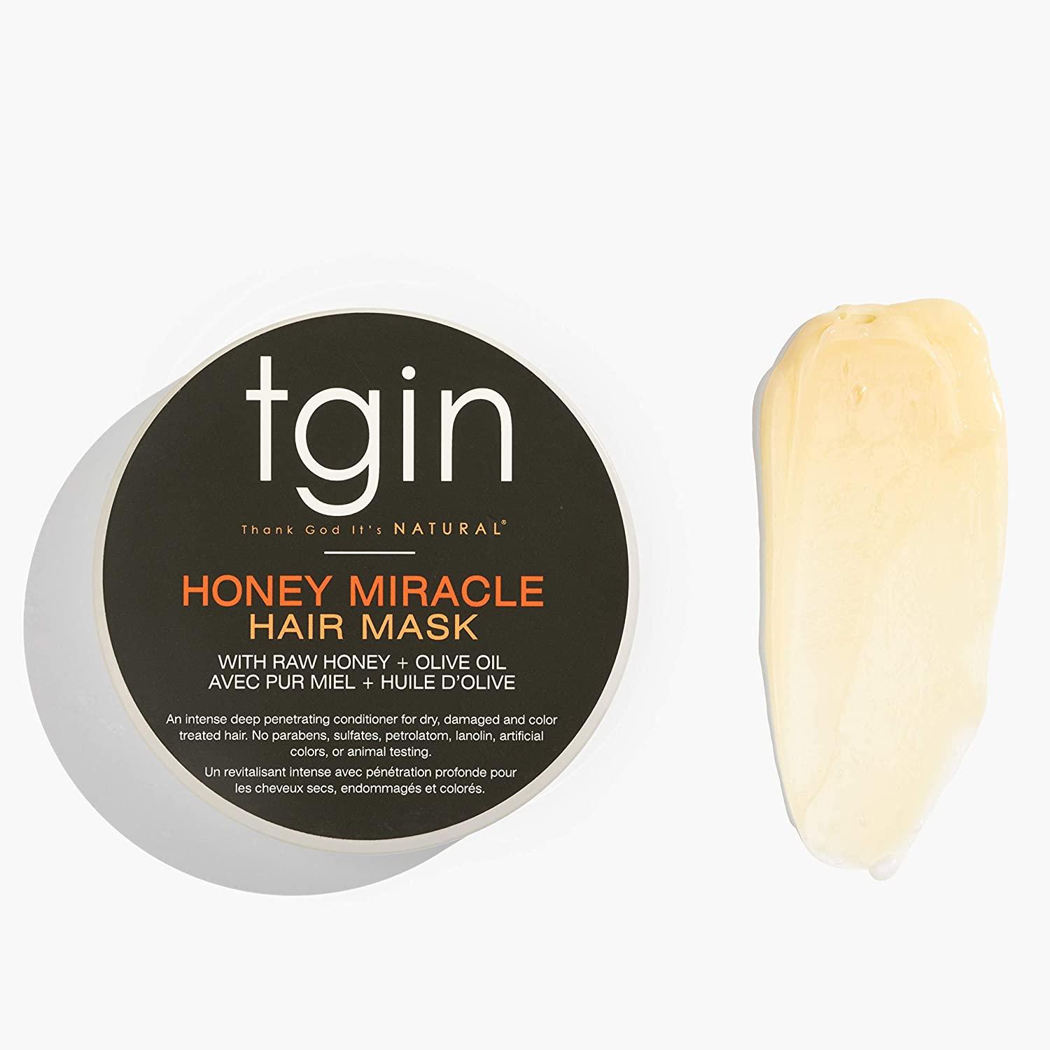 tgin Honey Miracle Hair Mask (Duo, 12 oz (Pack Of 2)) for Natural Hair