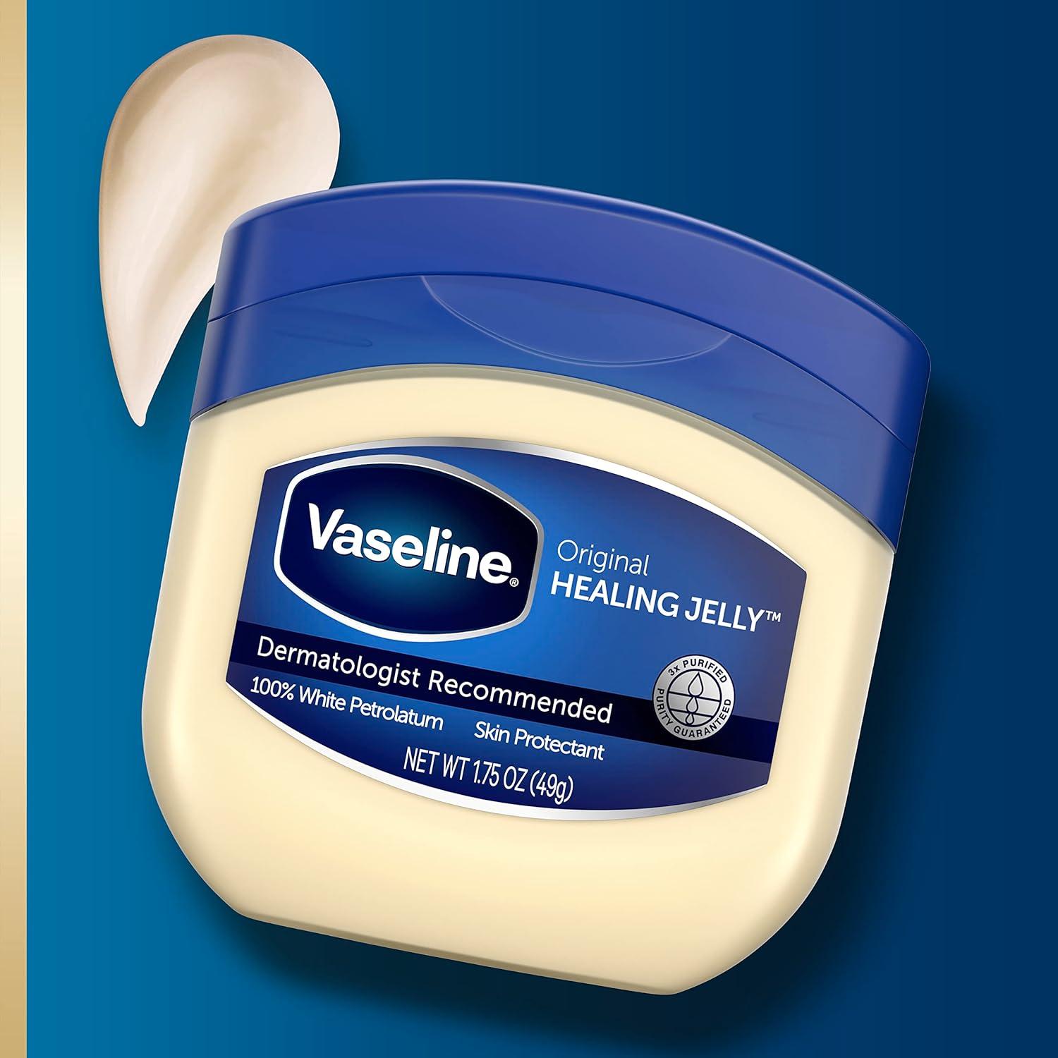 Vaseline Healing Jelly Original 144 ct 100 Pure Petroleum for Dry, Cracked Skin & Eczema Relief