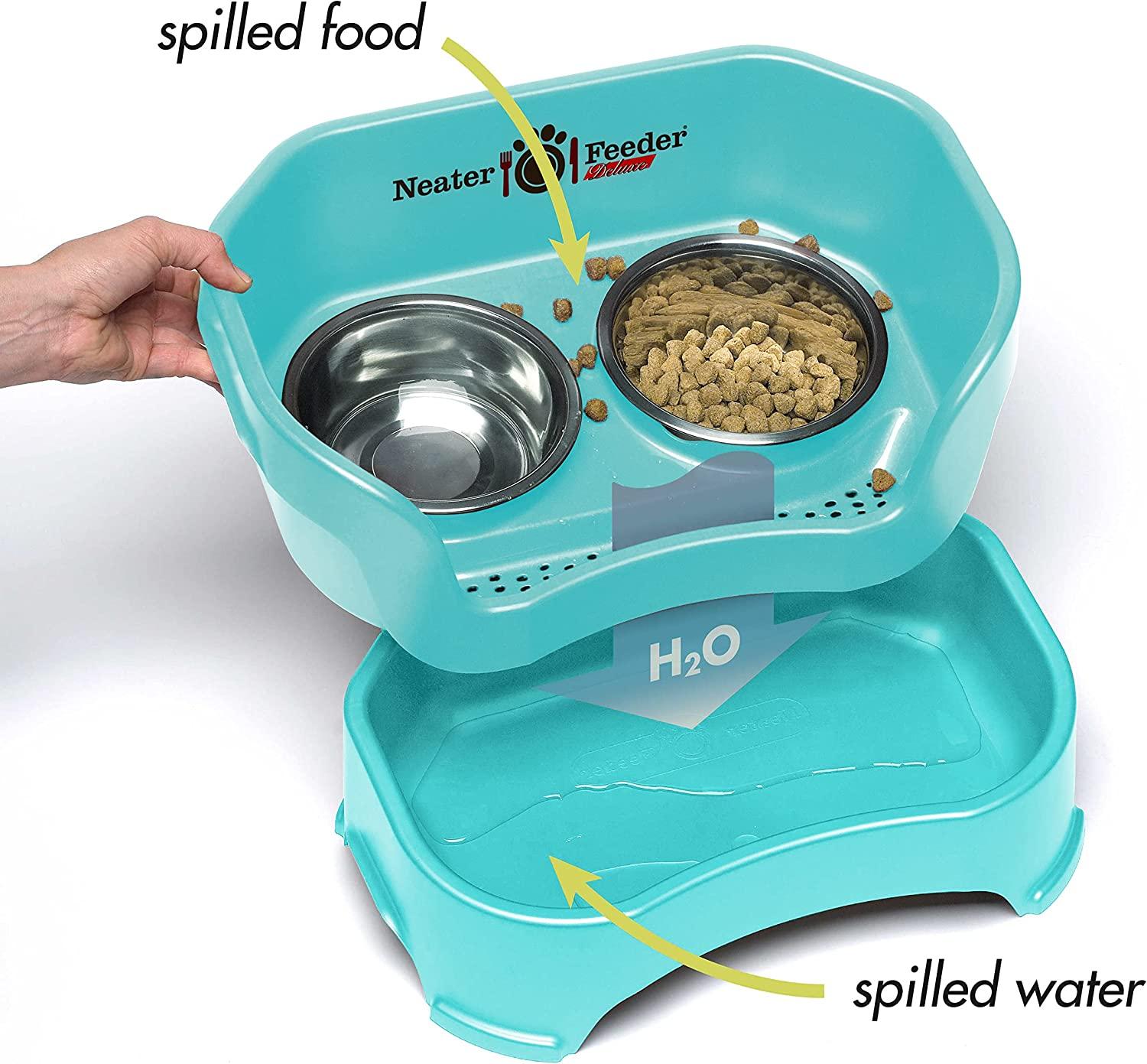 Neater Pet Brands Neater Feeder Deluxe for Cats Mess Proof Elevated