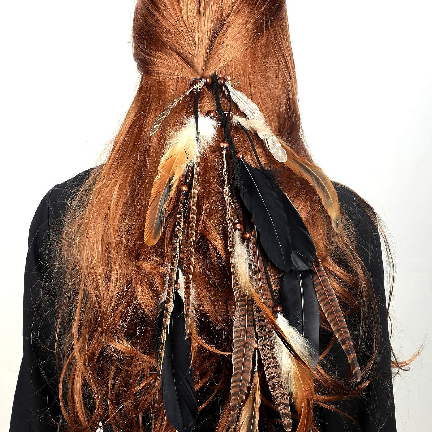 Boho Hair Feather 
