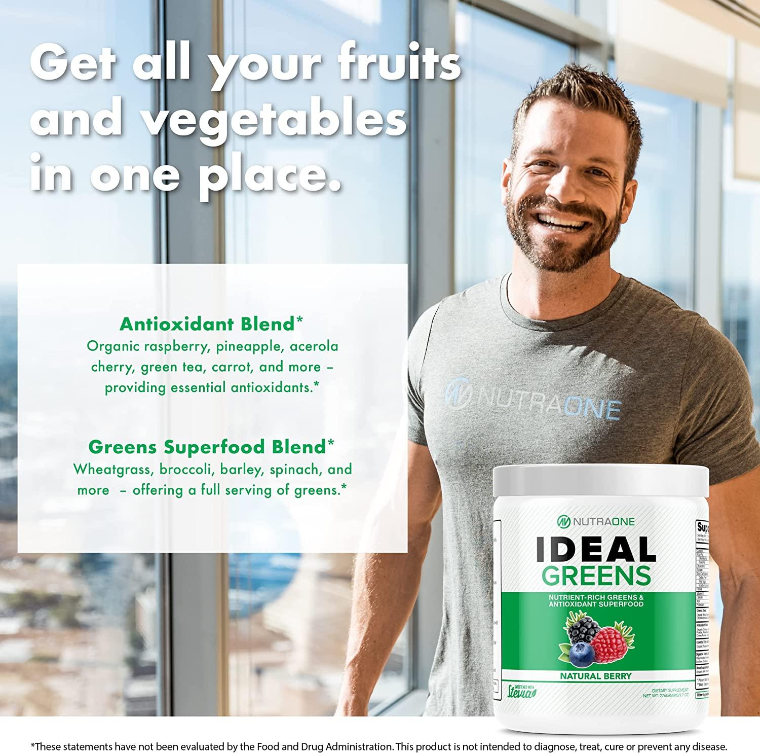 Ideal Greens by NutraOne Antioxidant and NutrientRich Superfood