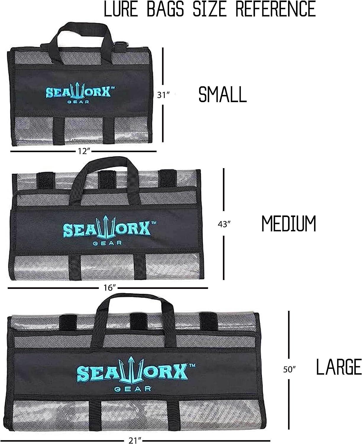 Seaworx Small Lure Bag, 6 Pocket, 31 x 12 Tackle Box - Heavy