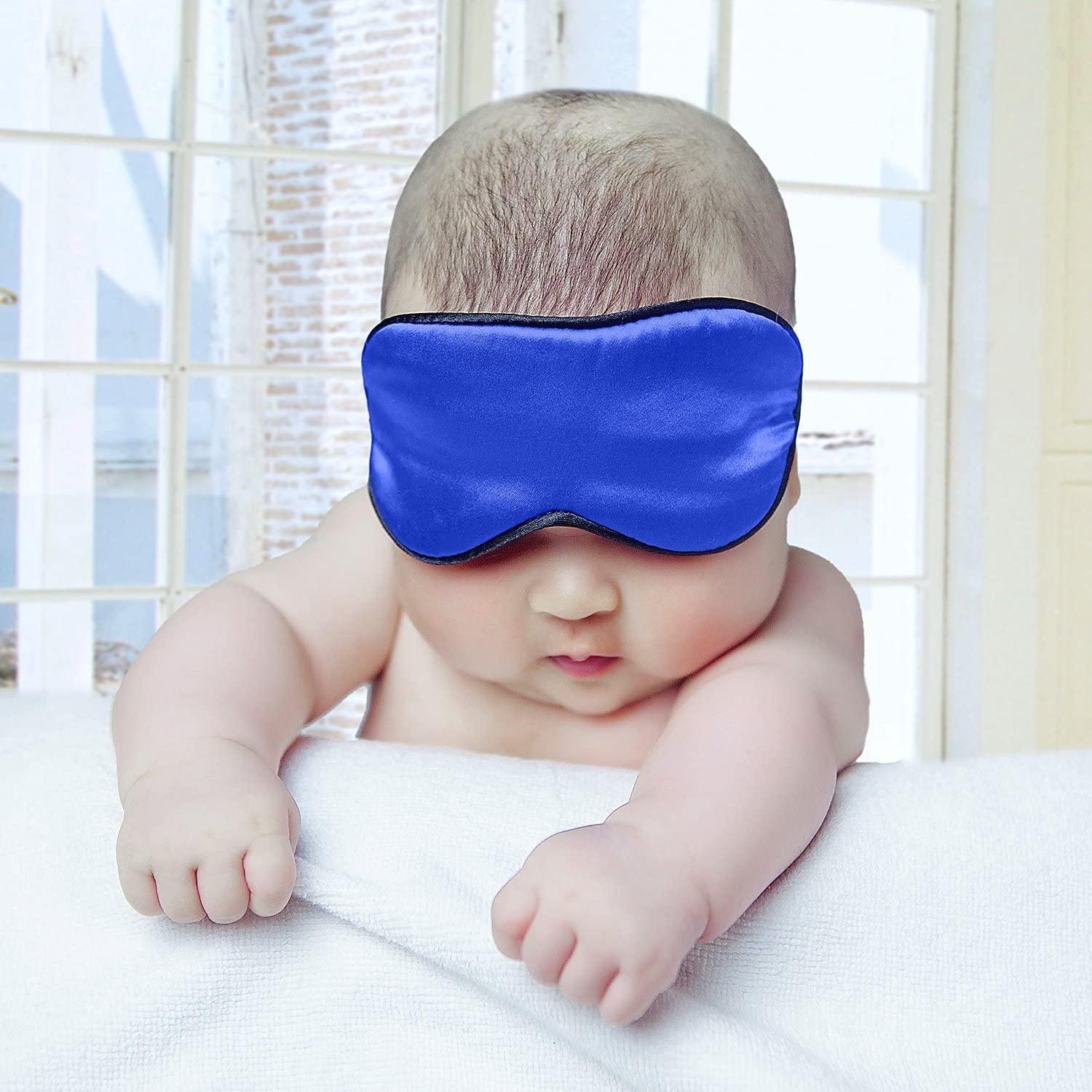 NMM Global 100% Natural Silk Kids Sleep Eye Mask Adjustable