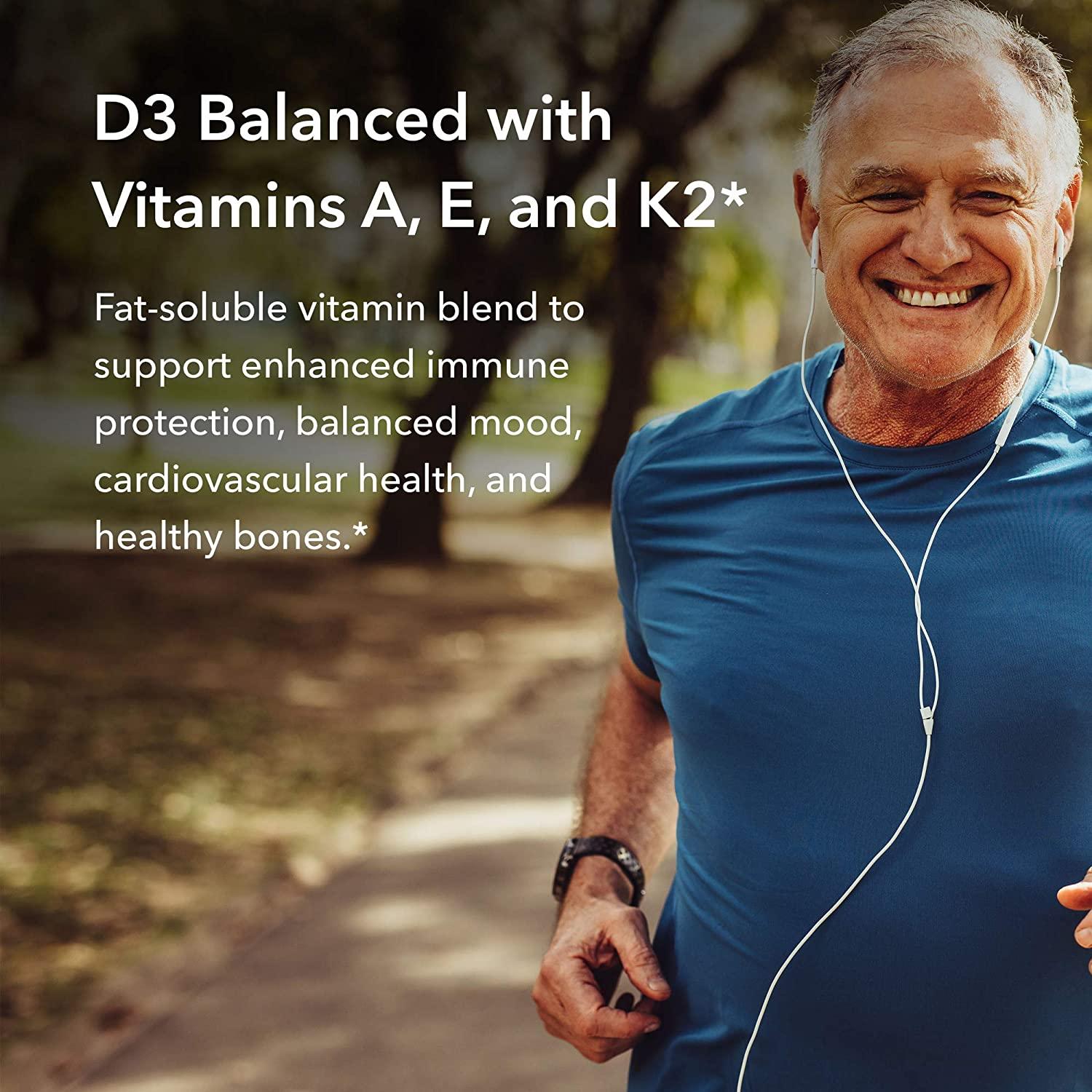 Allergy Research Group Vitamin D3 Complete 120 Fish Gelatin Capsules