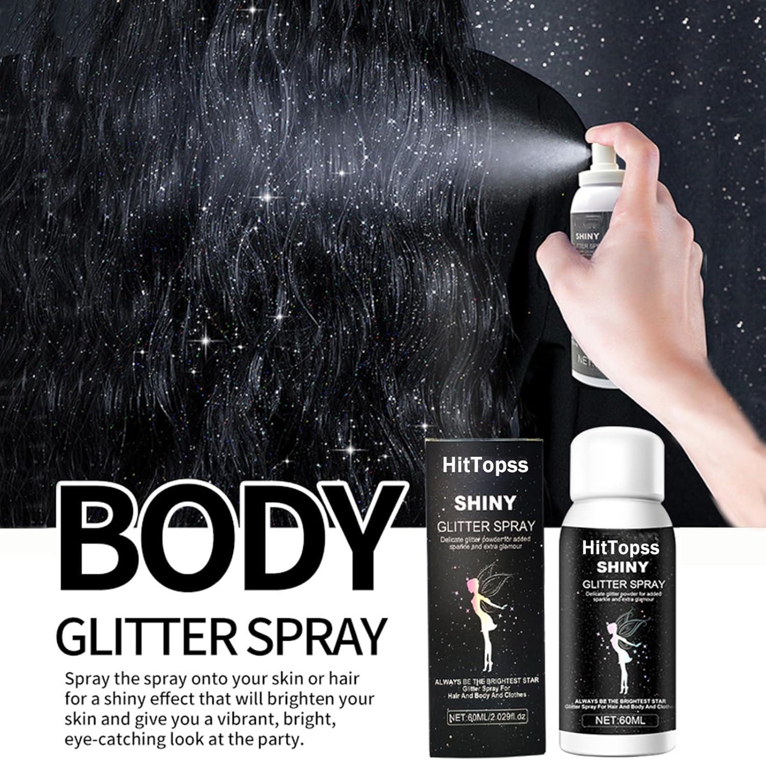 HitTopss Glitter Spray for Hair & Body - Silver Hairspray for Halloween Festivals & Prom | International Shipping Available | Buy Now with Express International Delivery | GoSupps.com HitTopss Glitter Spray for Hair & Body - Silver Hairspray for Halloween Festivals & Prom | International Shipping Available | Buy Now with Express International Delivery | GoSupps.com