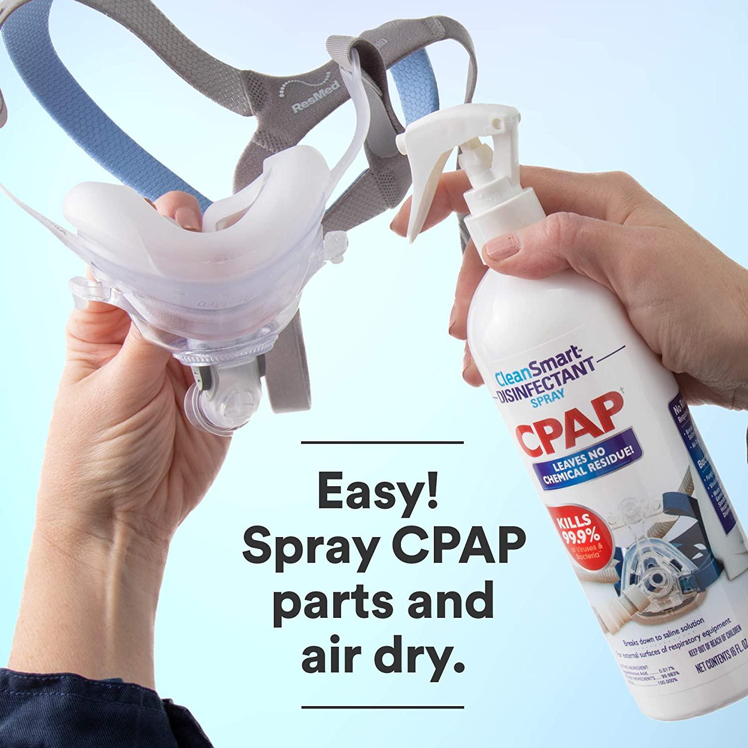 CleanSmart CPAP Disinfectant Spray 16 oz Pack of 2 Effective CPAP