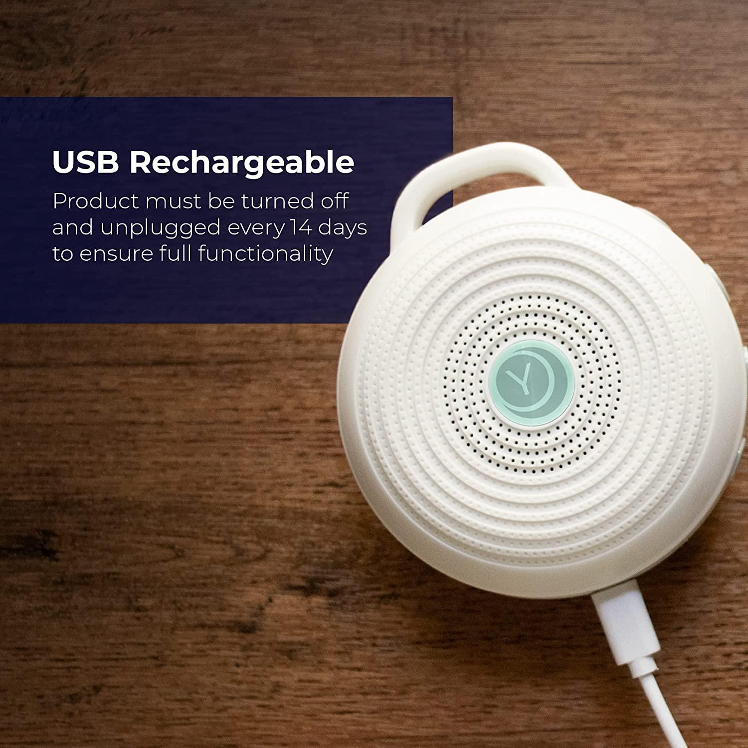 Yogasleep Rohm Portable White Noise Sound Machine 3 Soothing Natural