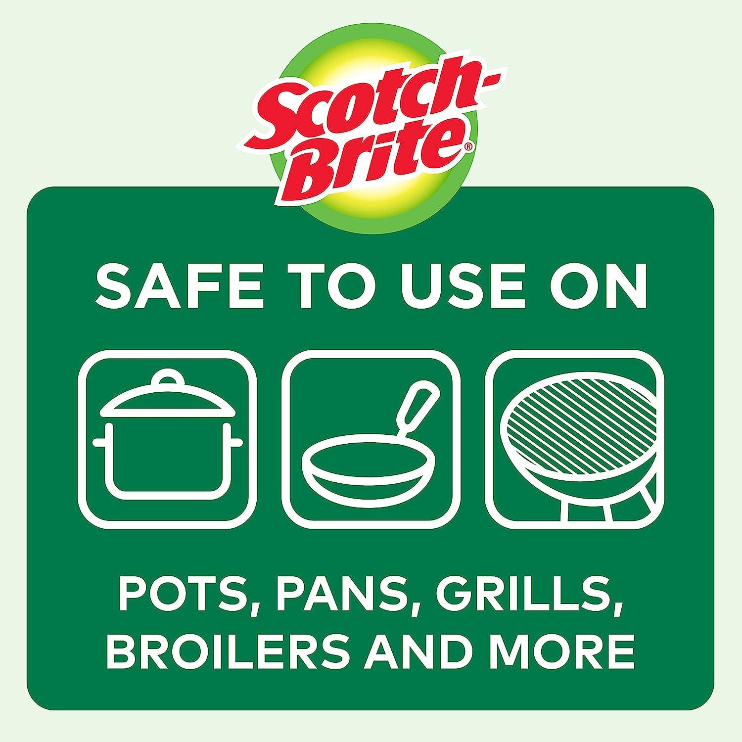 ScotchBrite Copper Coated Scrubbing Scour Pads Pack of 48