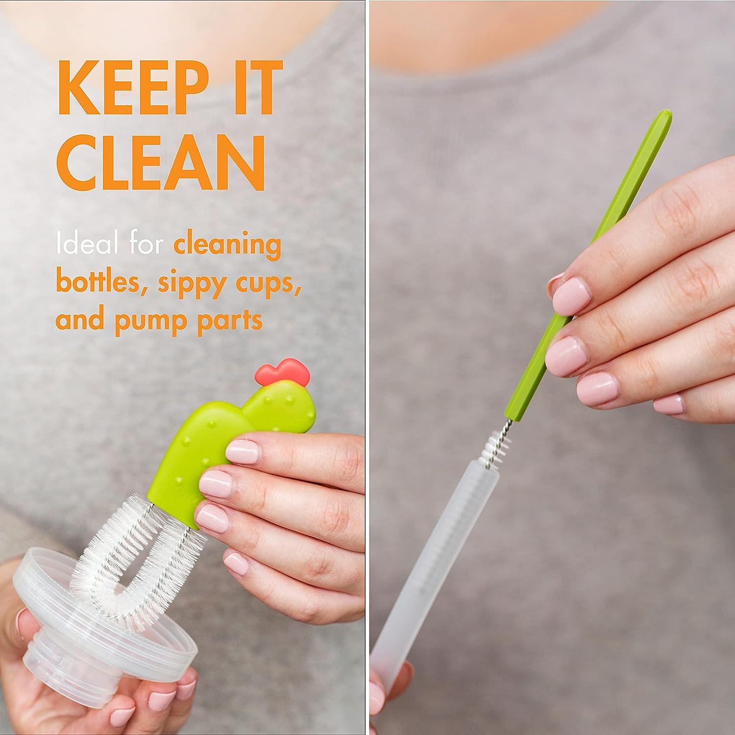 Boon cacti bottle cleaning brush deals set